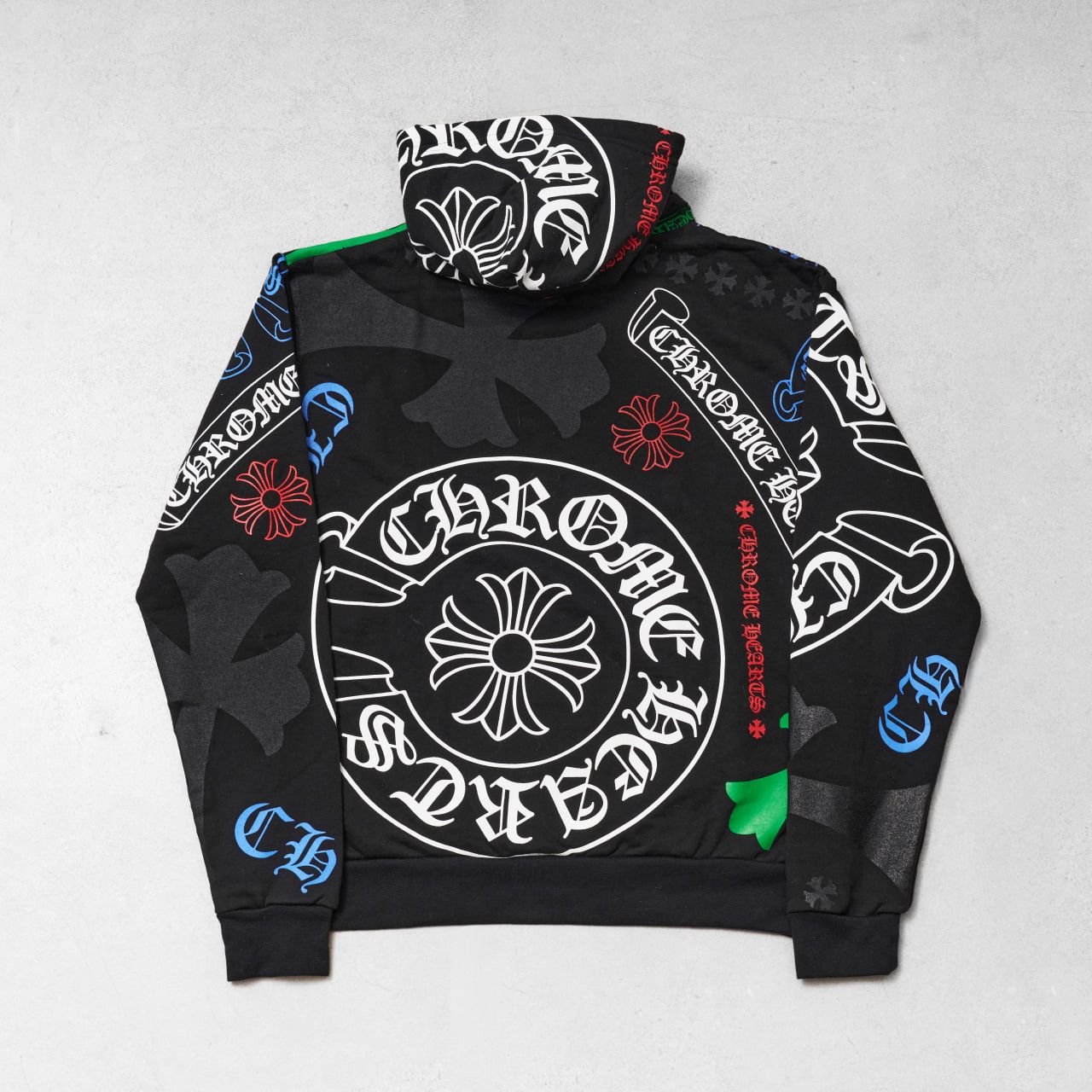 Chrome Hearts CHROME HEARTS Stencil Hoodie BLACK Size US S / EU 44-46 / 1 - 2 Thumbnail