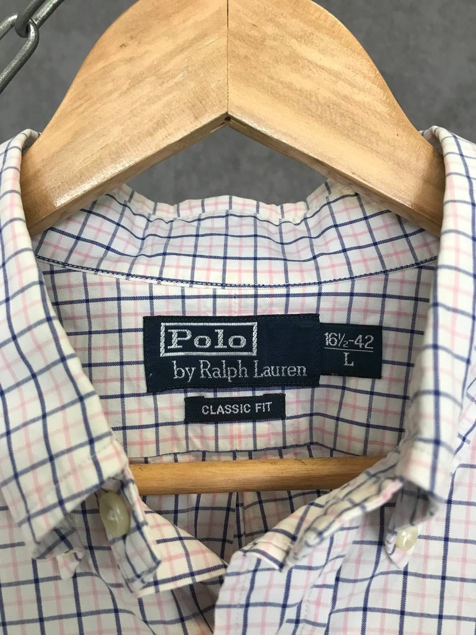 Polo Ralph Lauren Polo Ralph Lauren vintage designer logo shirt Size US L / EU 52-54 / 3 - 4 Thumbnail