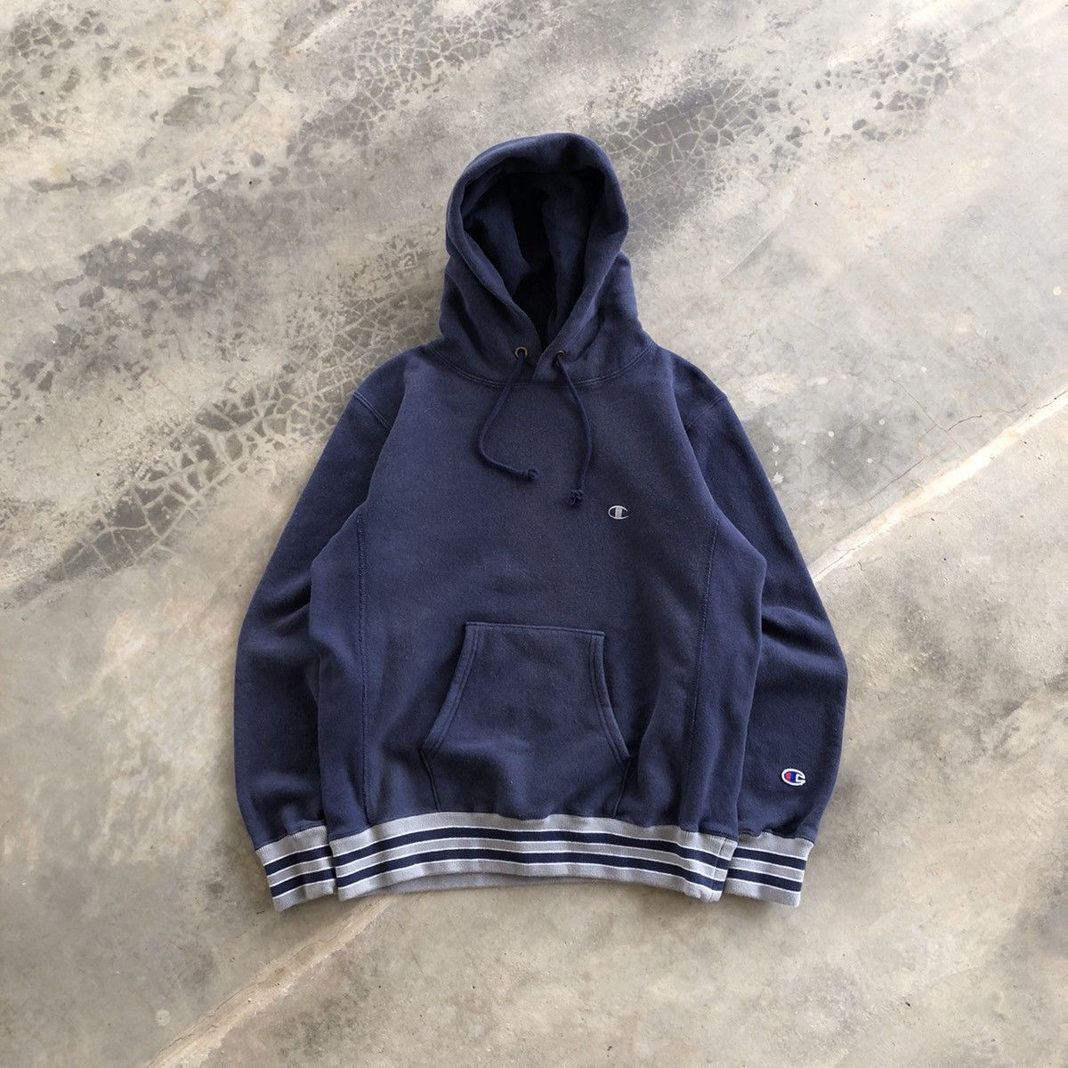 CHAMPION Reverse Weave Ring Hoodie Pullover Sweatshirt
