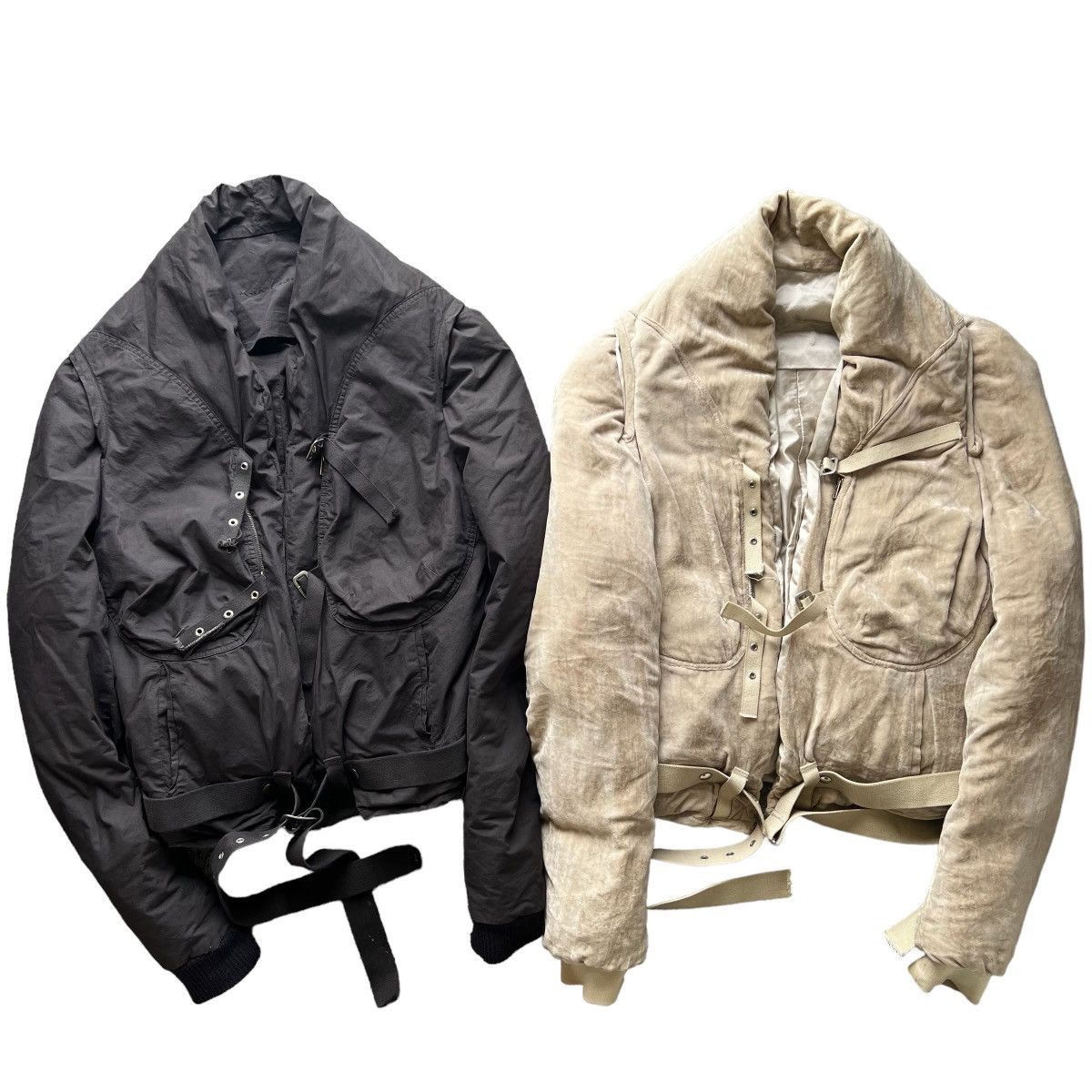 Rick Owens × Rick Owens Drkshdw RICK OWENS 2005AW MOOG VELVET BOMBER JACKET Size US M / EU 48-50 / 2 - 3 Thumbnail