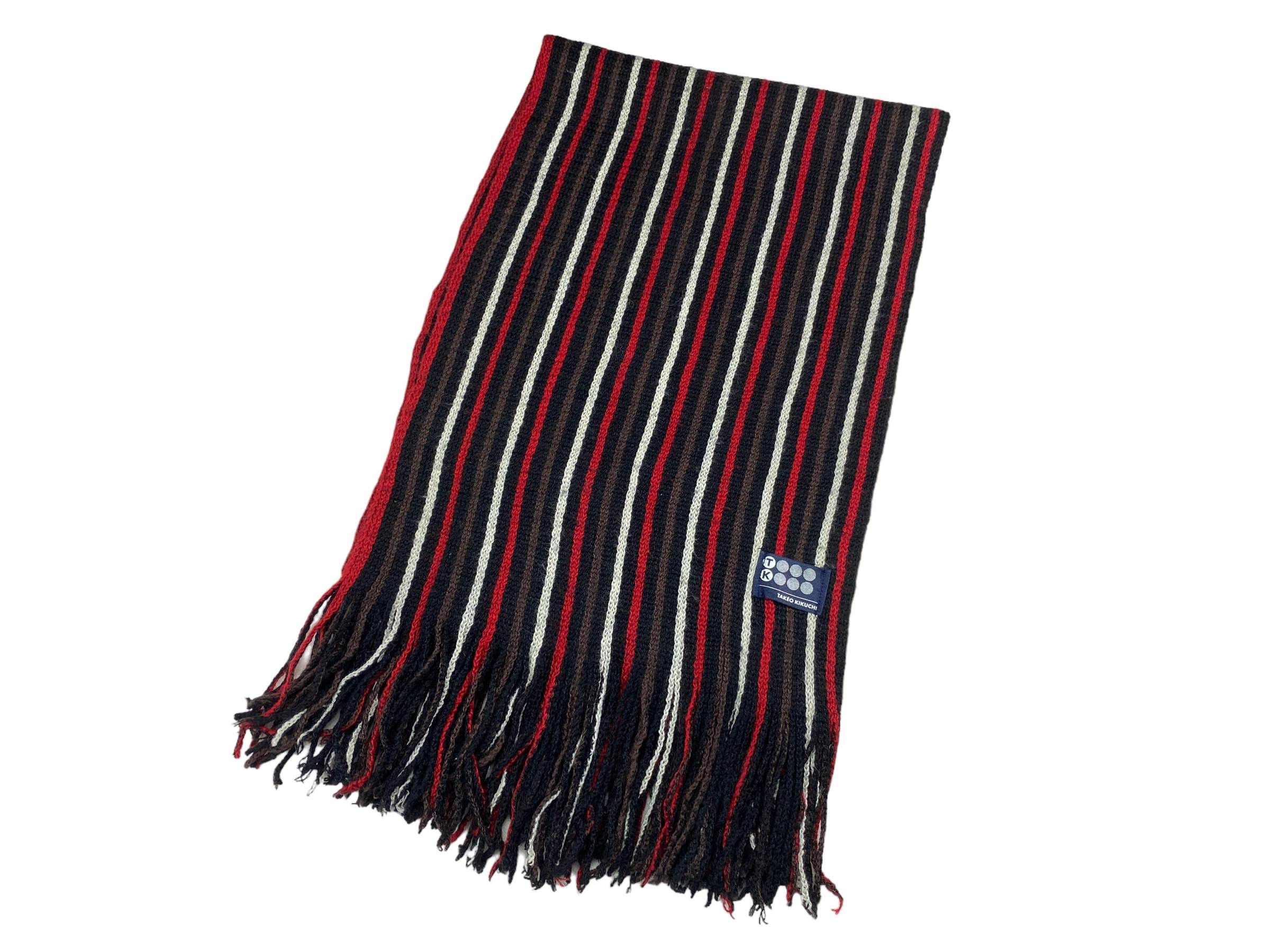 Takeo Kikuchi Vintage Takeo Kikuchi Scarf Rare Japanese Designer Accessory Size ONE SIZE - 4 Thumbnail