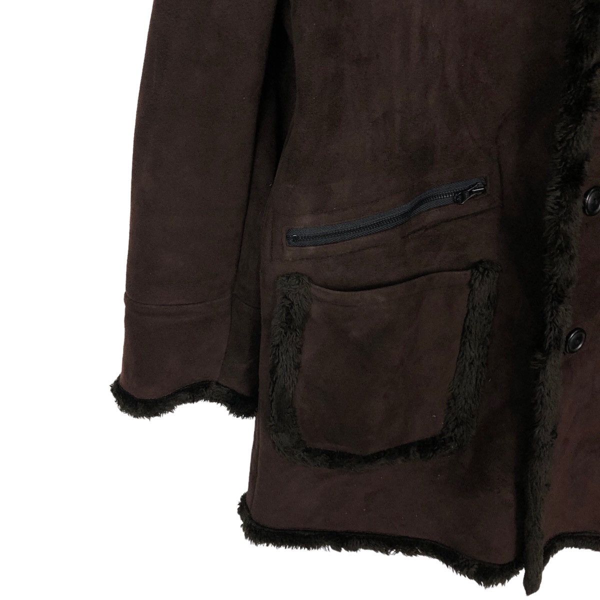 Japanese Brand VINTAGE LONG JACKET MOLESKIN PPFM JAPAN PUNK ISSEY MIYAKE Size US M / EU 48-50 / 2 - 3 Thumbnail