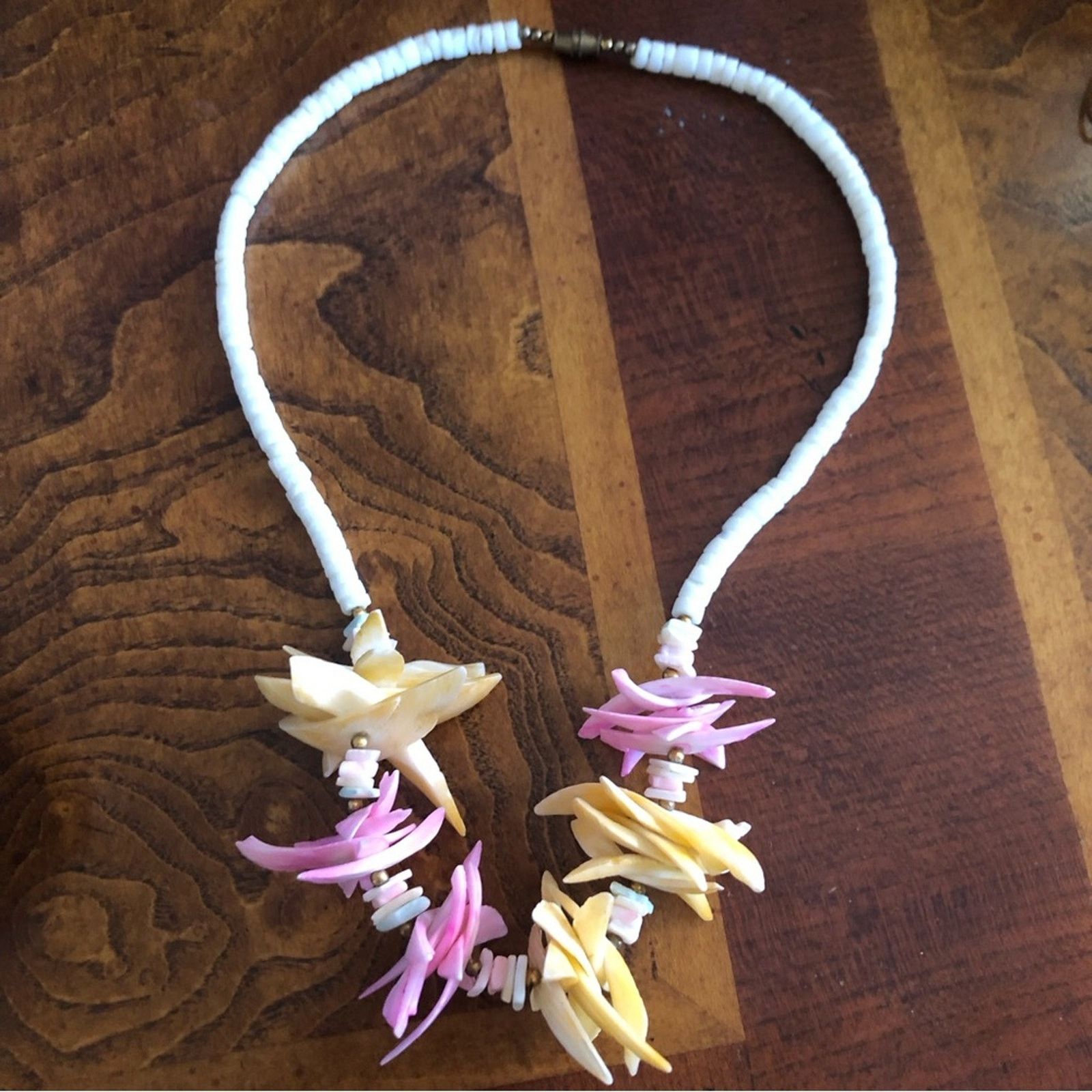 Vintage Vintage boho starburst shell necklace Size ONE SIZE - 6 Thumbnail