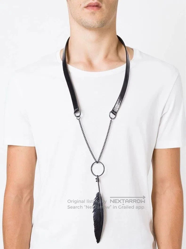 Ann Demeulemeester Ann Demeulemeester Feather Necklace. Size ONE SIZE - 3 Thumbnail