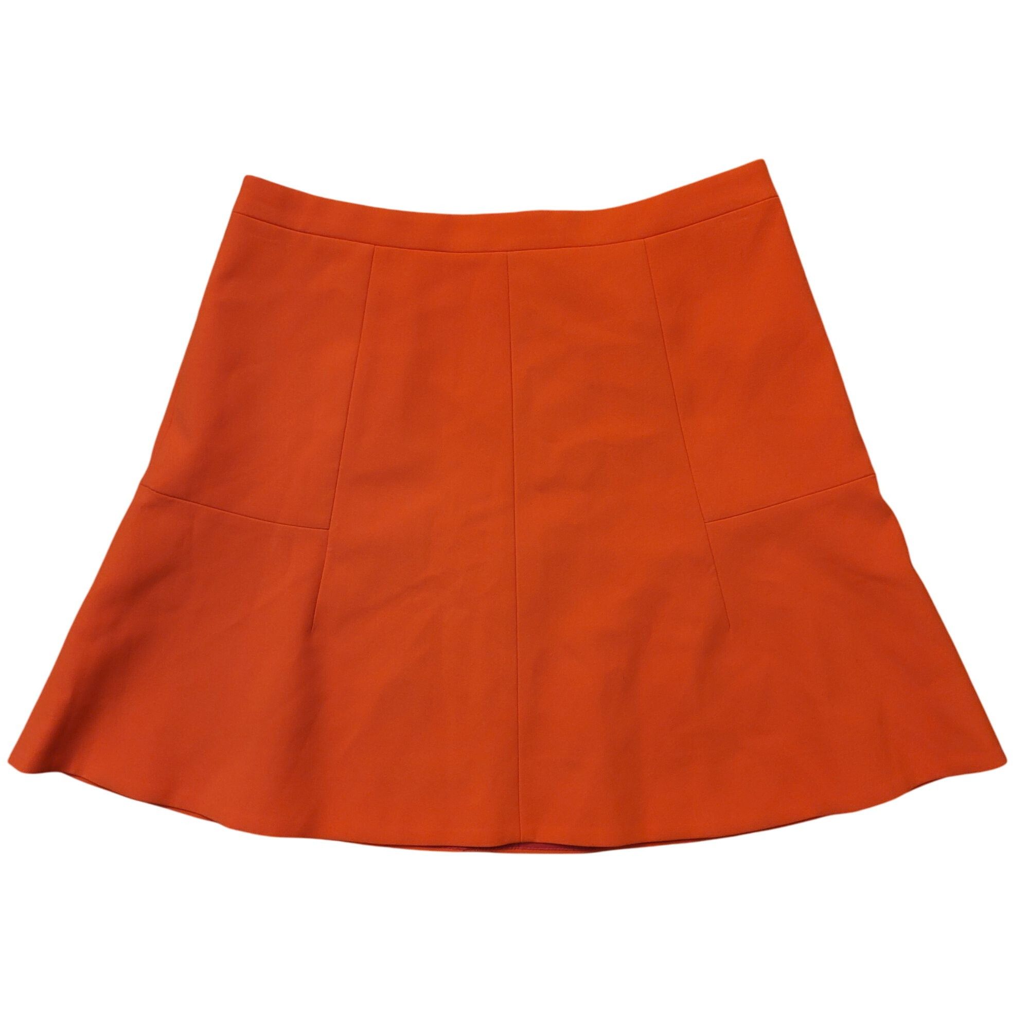J.Crew J Crew Melon Orange Flared Skirt 4 B0314 Fluted Double Crepe Size 27" / US 4 / IT 40 - 1 Thumbnail