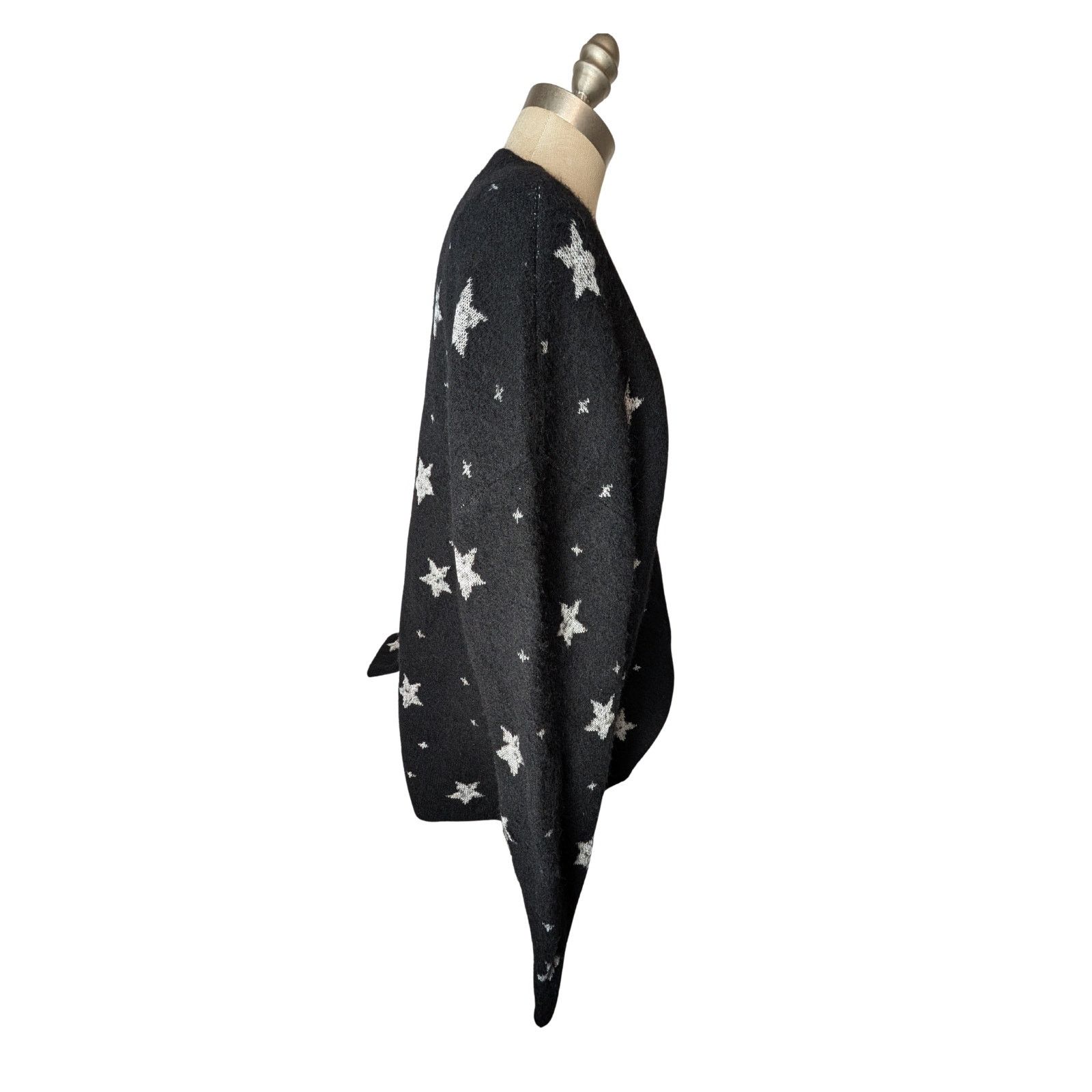 Allsaints AllSaints Stars Crew Ngeck Knitted Long-sleeve Black Sweater Size US XXL / EU 58 / 5 - 5 Thumbnail