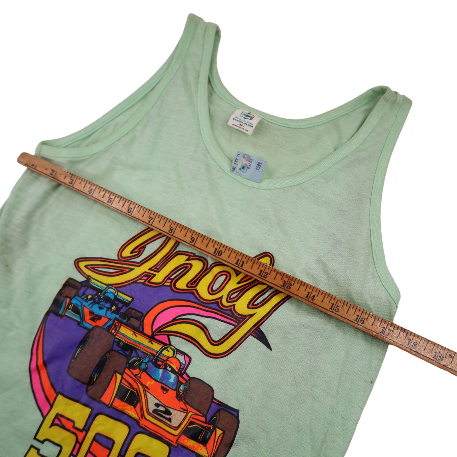 Vintage Vintage Nwt 70s Kmart Indy 500 Graphic Tank Top Size US M / EU 48-50 / 2 - 8 Thumbnail
