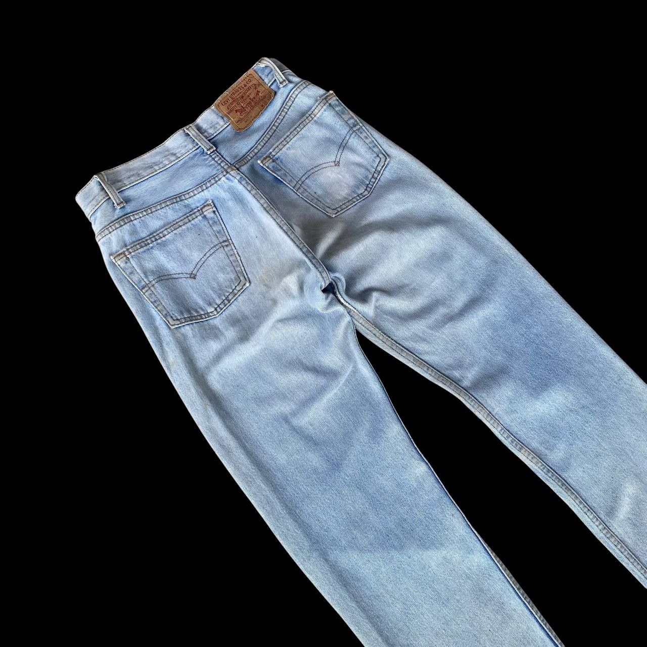 Levi's Vintage Clothing Vintage 90s Levi's 501 Distressed Dirty Wash Faded Grunge Size US 29 - 13 Thumbnail