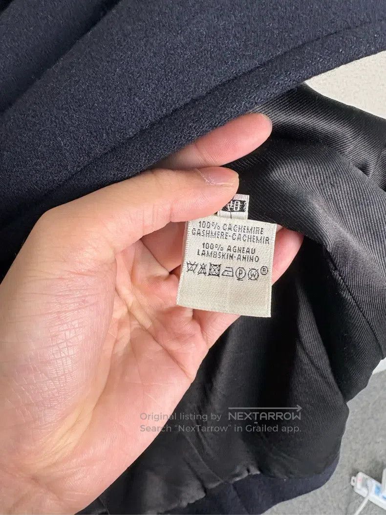 Hermes Hermes Blue Lapel Long Sleeve Jacket Size S / US 4 / IT 40 - 4 Thumbnail