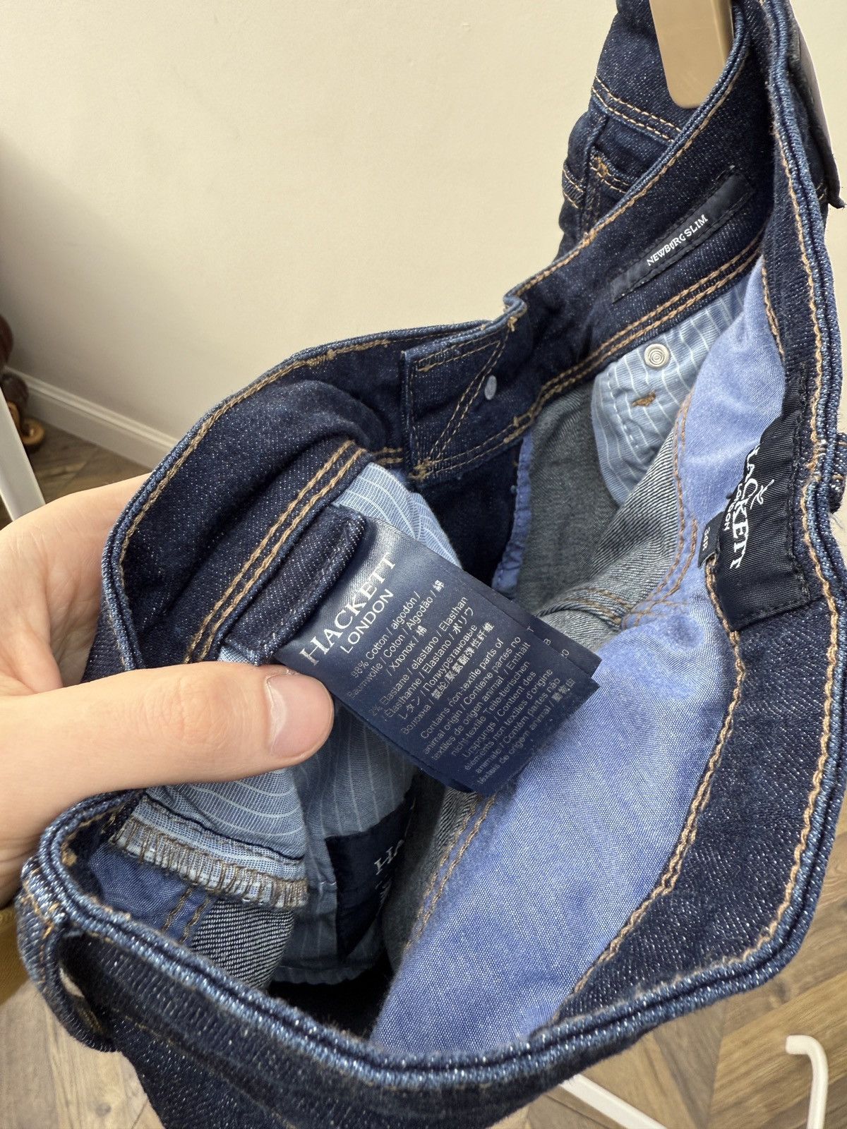 Hackett Vintage Hackett London Indigo Blue Pants Size US 34 / EU 50 - 8 Thumbnail