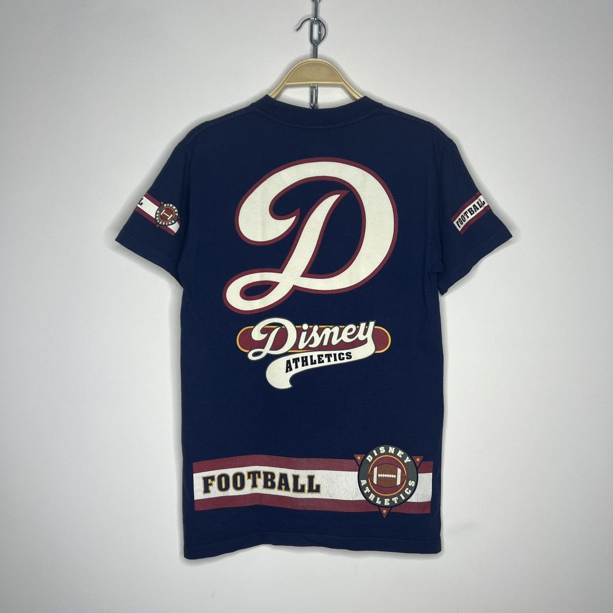 Disney × Mickey Inc × Vintage Vintage Disney Mickey Inc Mouse Athletics Football Tshirt Size US M / EU 48-50 / 2 - 2 Thumbnail