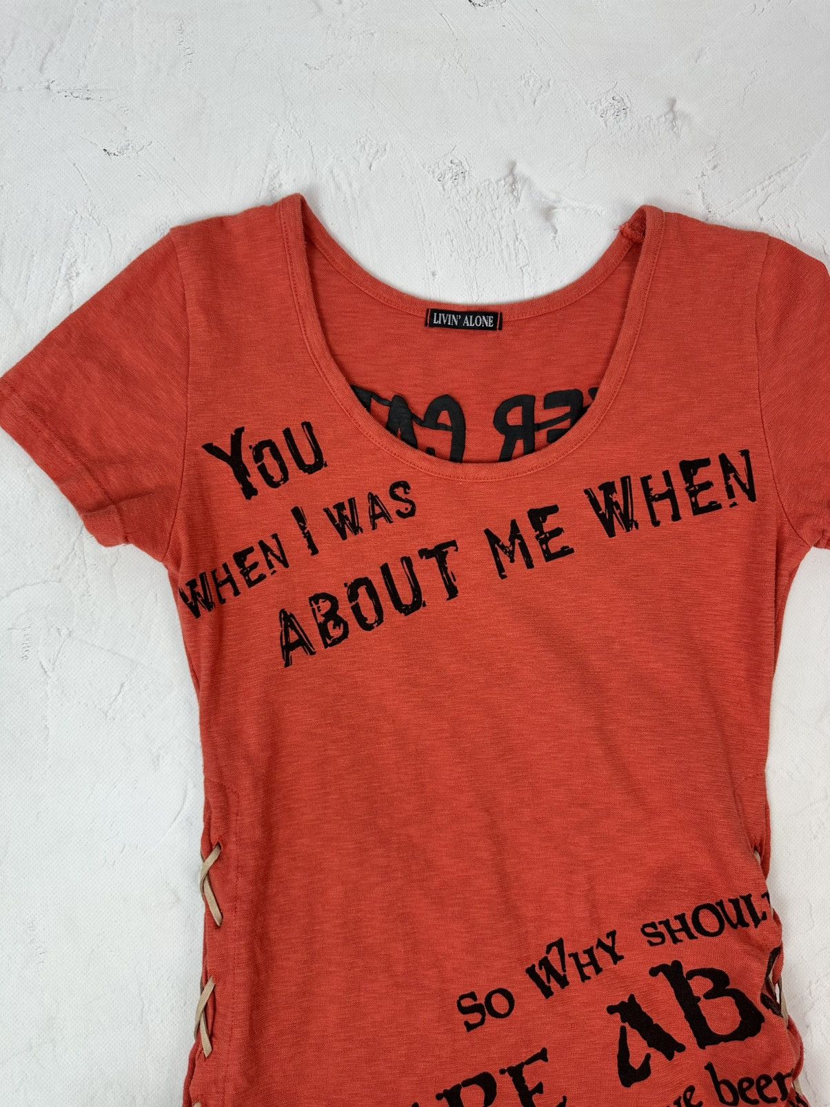 Vintage Vintage Printed Orange Tee Size S / US 4 / IT 40 - 5 Thumbnail