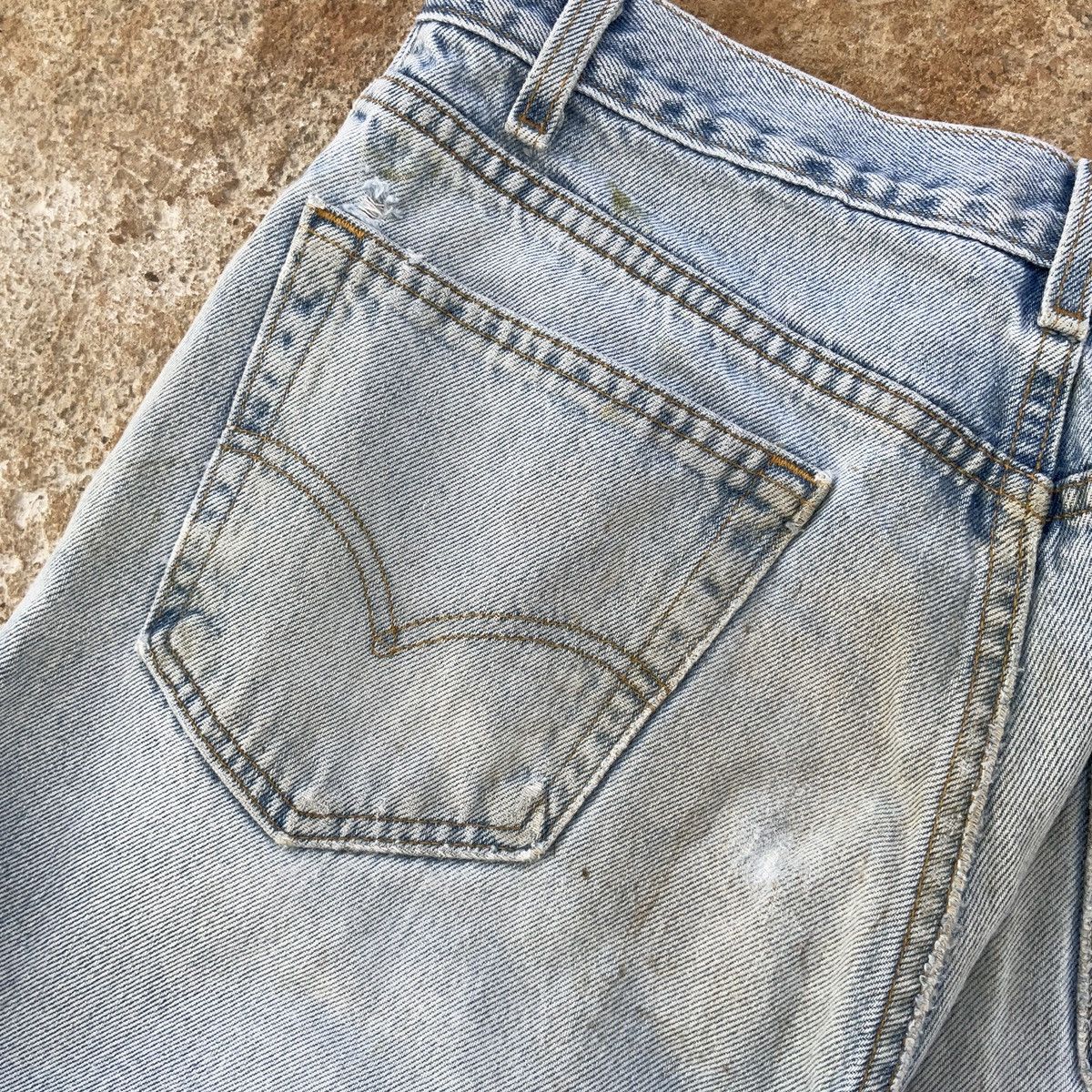 Levi's × Vintage Vintage Thrashed 90 Levi’s Made In USA 505 Denim Jean Pants Size US 34 / EU 50 - 10 Thumbnail