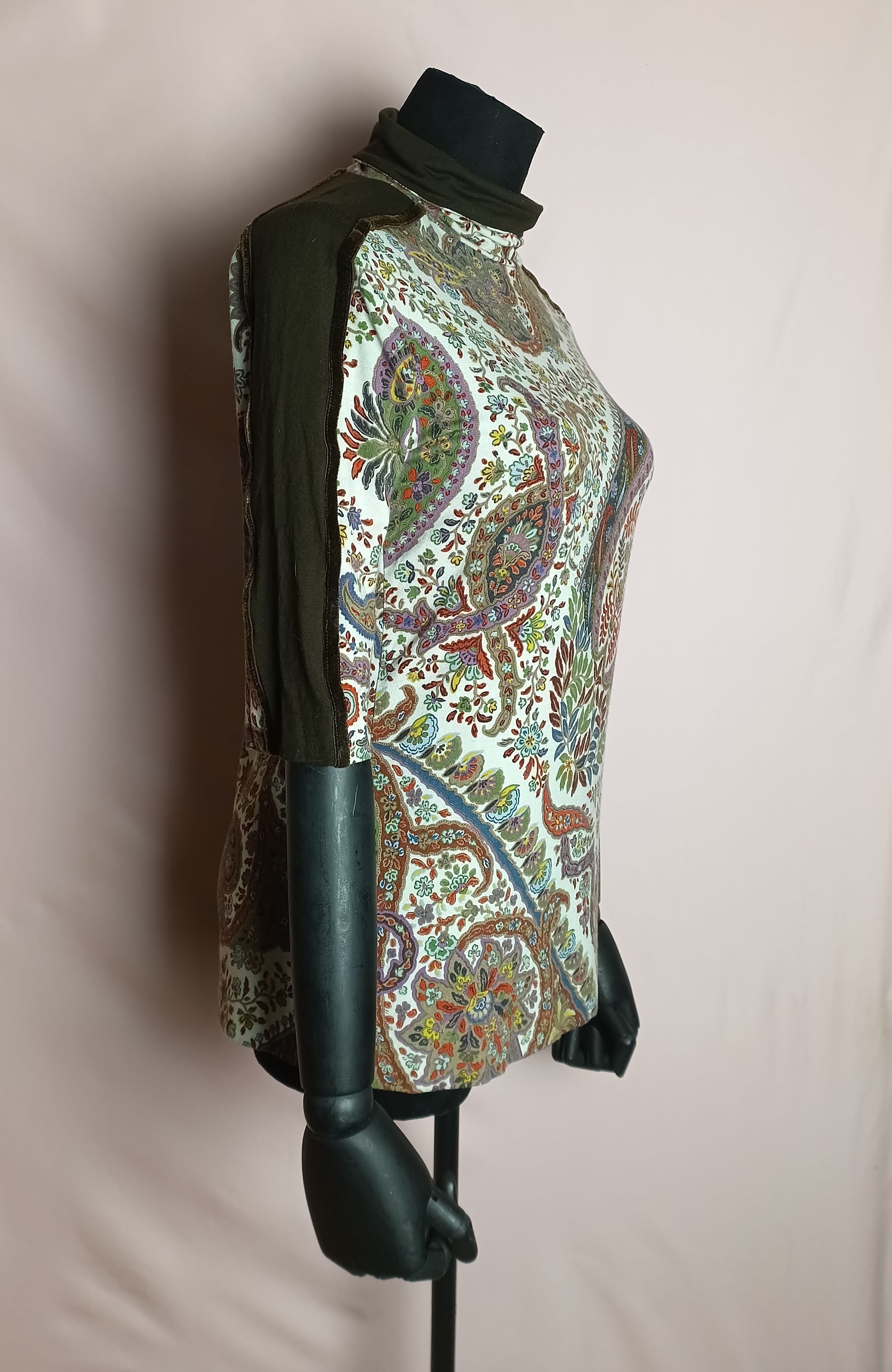 Etro ETRO Milano Paisley Print Turtleneck Top Jumper Size M / US 6-8 / IT 42-44 - 2 Thumbnail