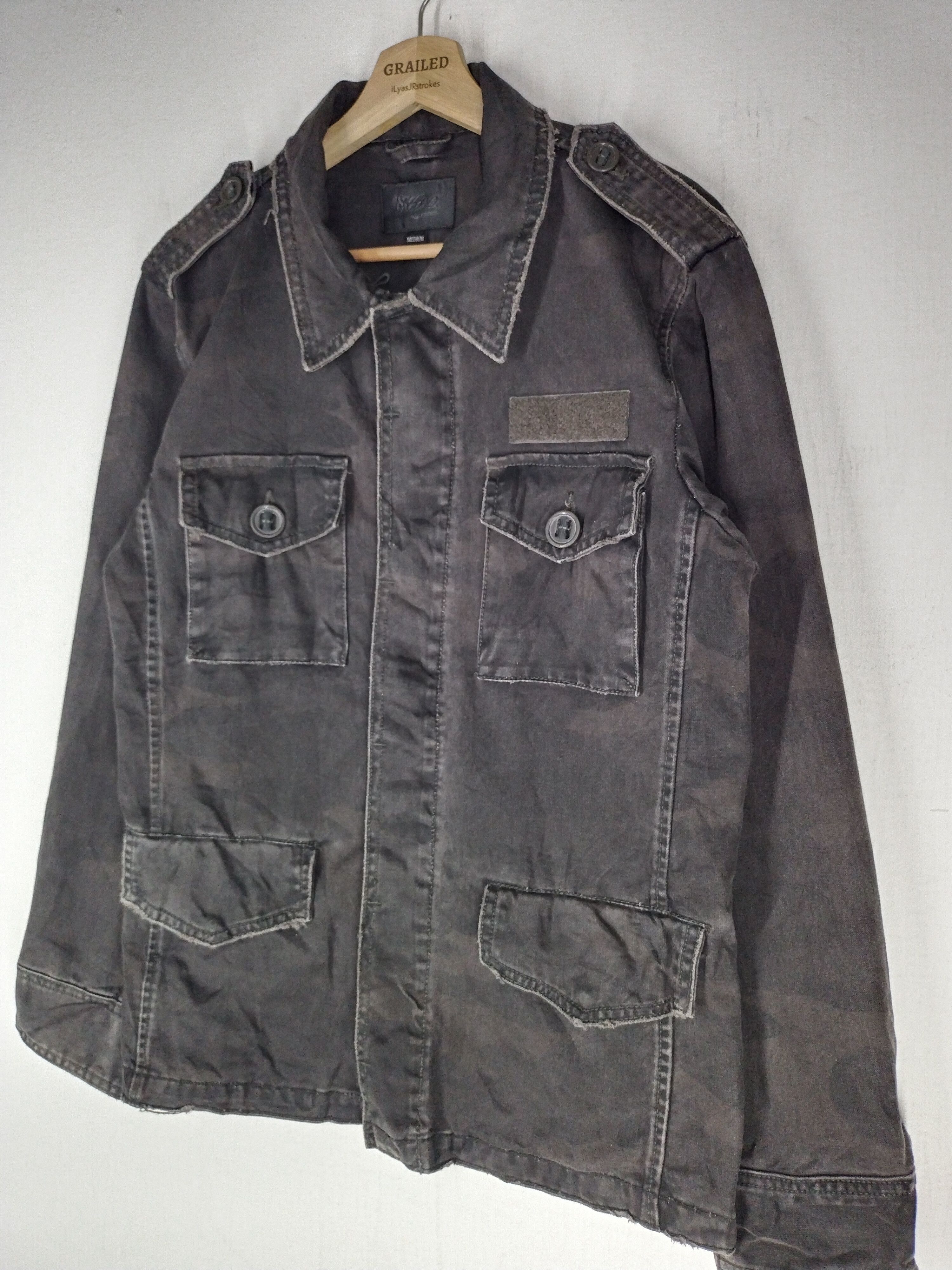 If Six Was Nine × Japanese Brand × Mossimo Vintage Mossimo Black Worker Jacket Size US M / EU 48-50 / 2 - 2 Thumbnail