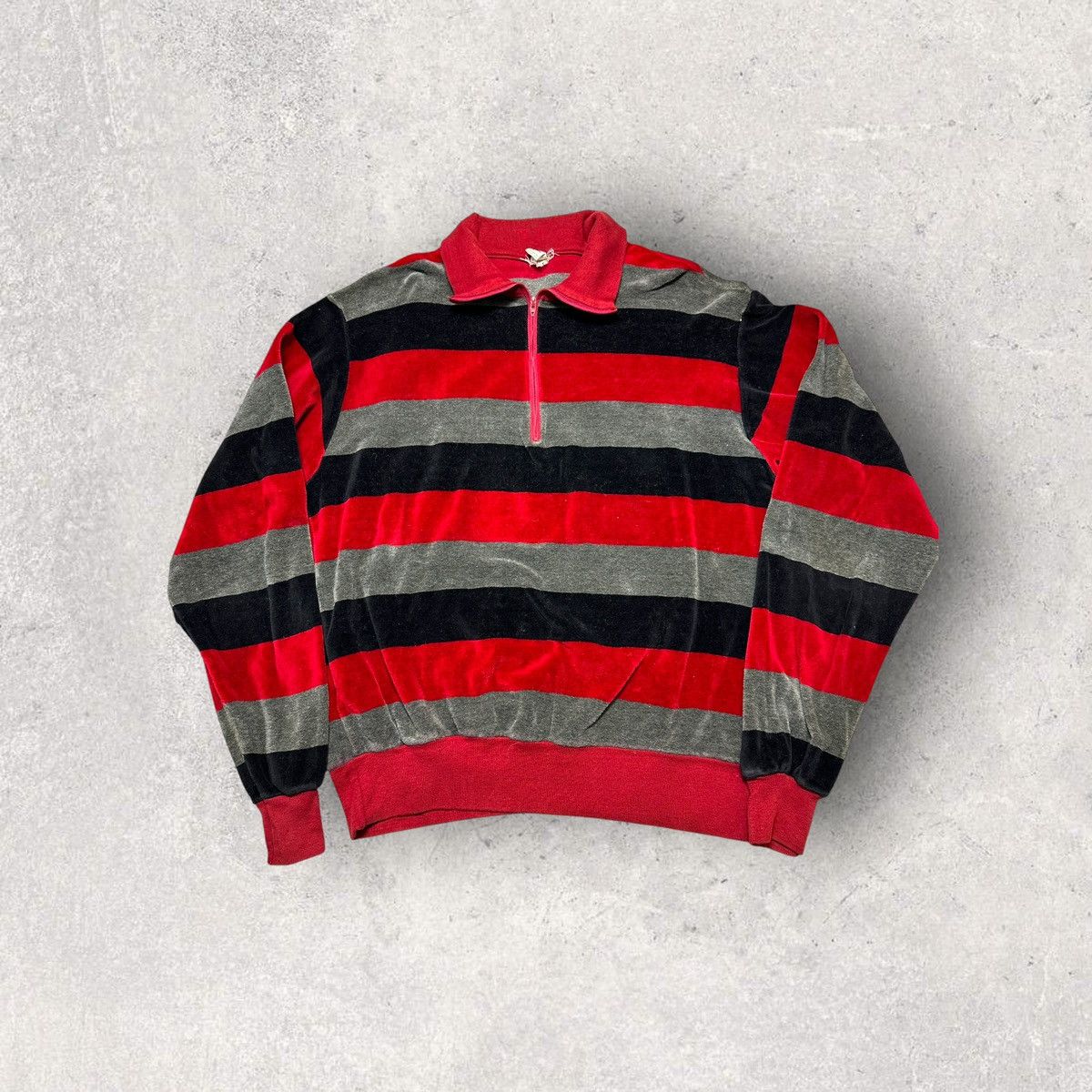Bee Line by Billionaire Boys Club × Vintage Vintage Beeline velour sweater Size US M / EU 48-50 / 2 - 1 Thumbnail