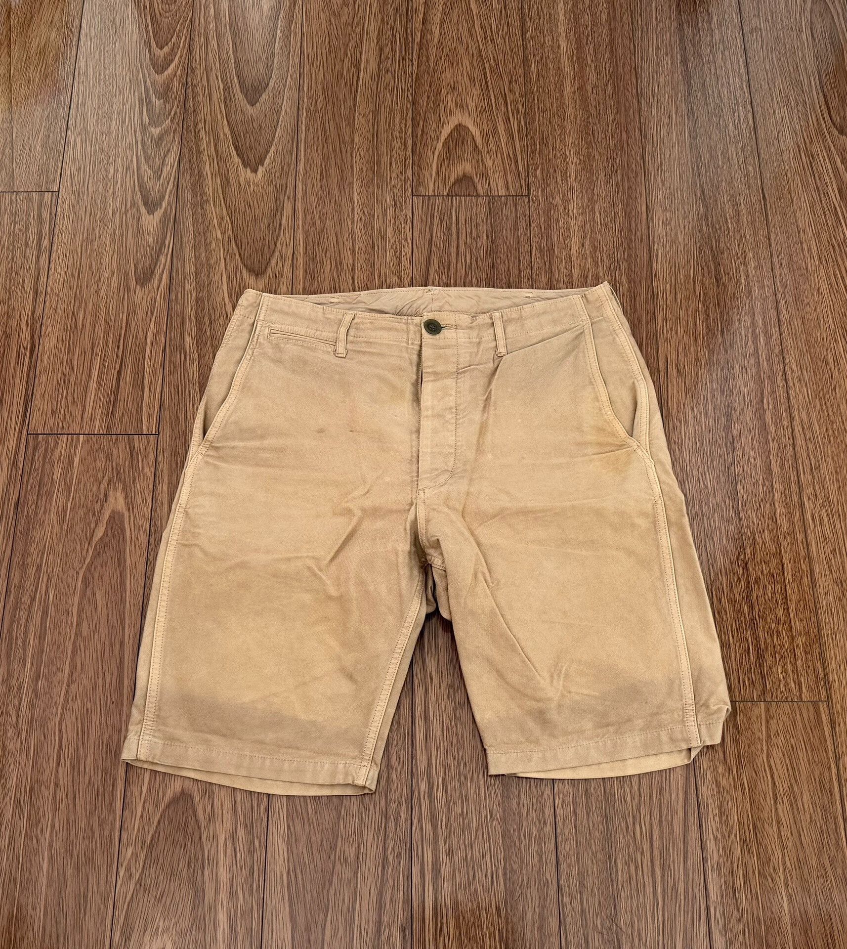 Visvim VISVIM ICT Chino Shorts in Beige Size US 26 / EU 42 - 1 Thumbnail