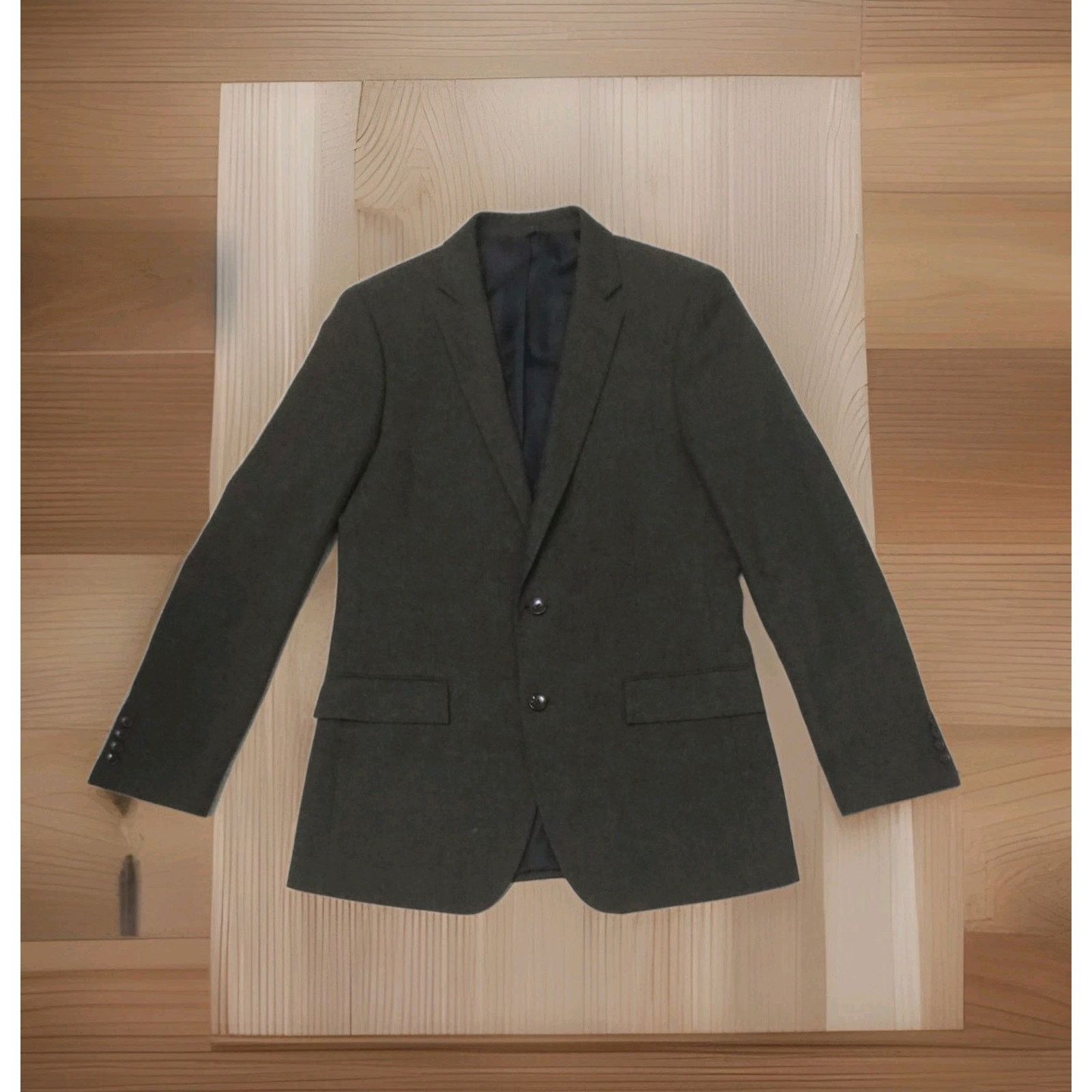 J.Crew J Crew Suit Jacket 40L Wool Thompson Houndstooth Pants 34x34 Size 40L - 3 Thumbnail