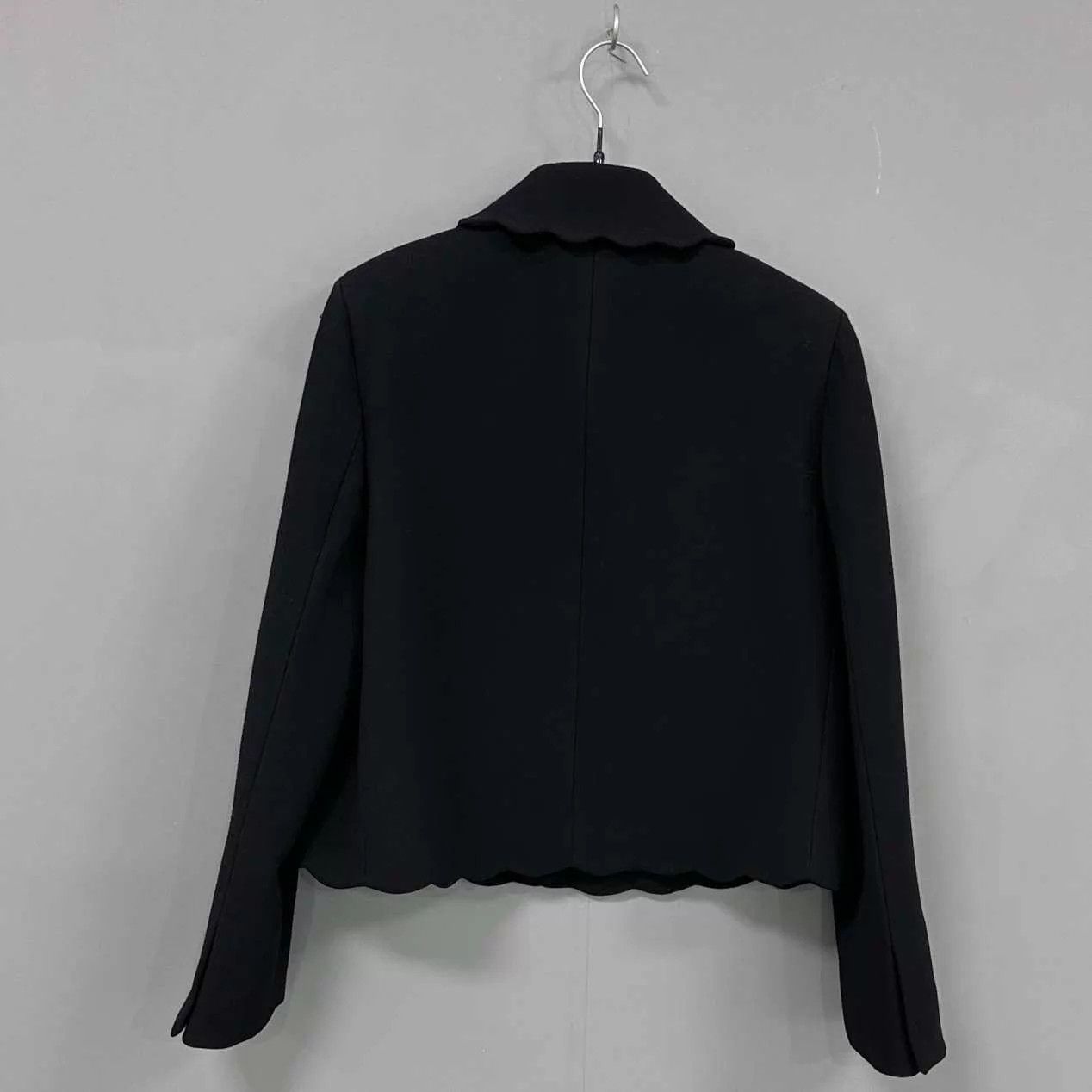 Miu Miu MIUMIU Black Shell Trim Coco Jacket Women's Size M / US 6-8 / IT 42-44 - 2 Thumbnail