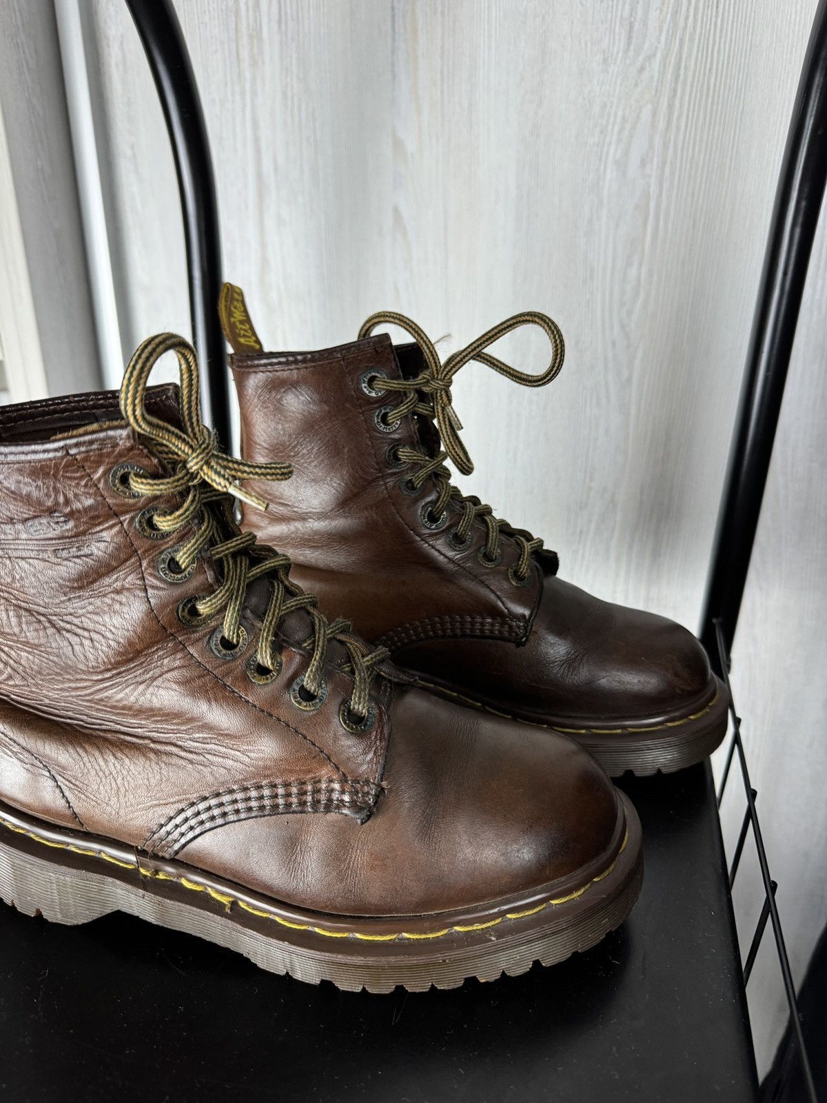 Dr. Martens Vintage Dr.Martens Air Cushion made in England Leather Boots Size US 6.5 / IT 36.5 - 5 Thumbnail