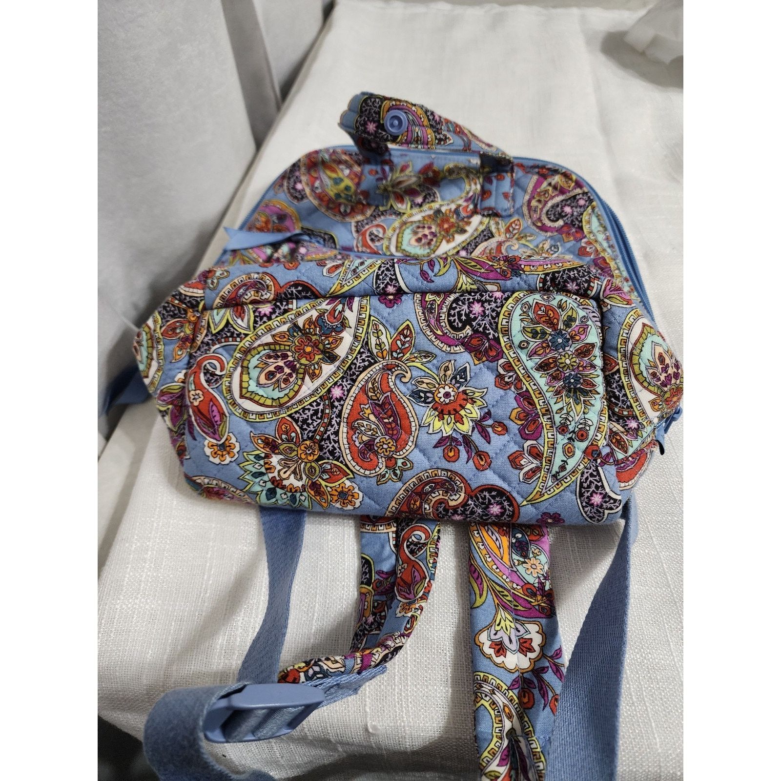 Vera Bradley Vera Bradley Cotton Mini Totepack pattern Provence Paisley Size ONE SIZE - 3 Thumbnail