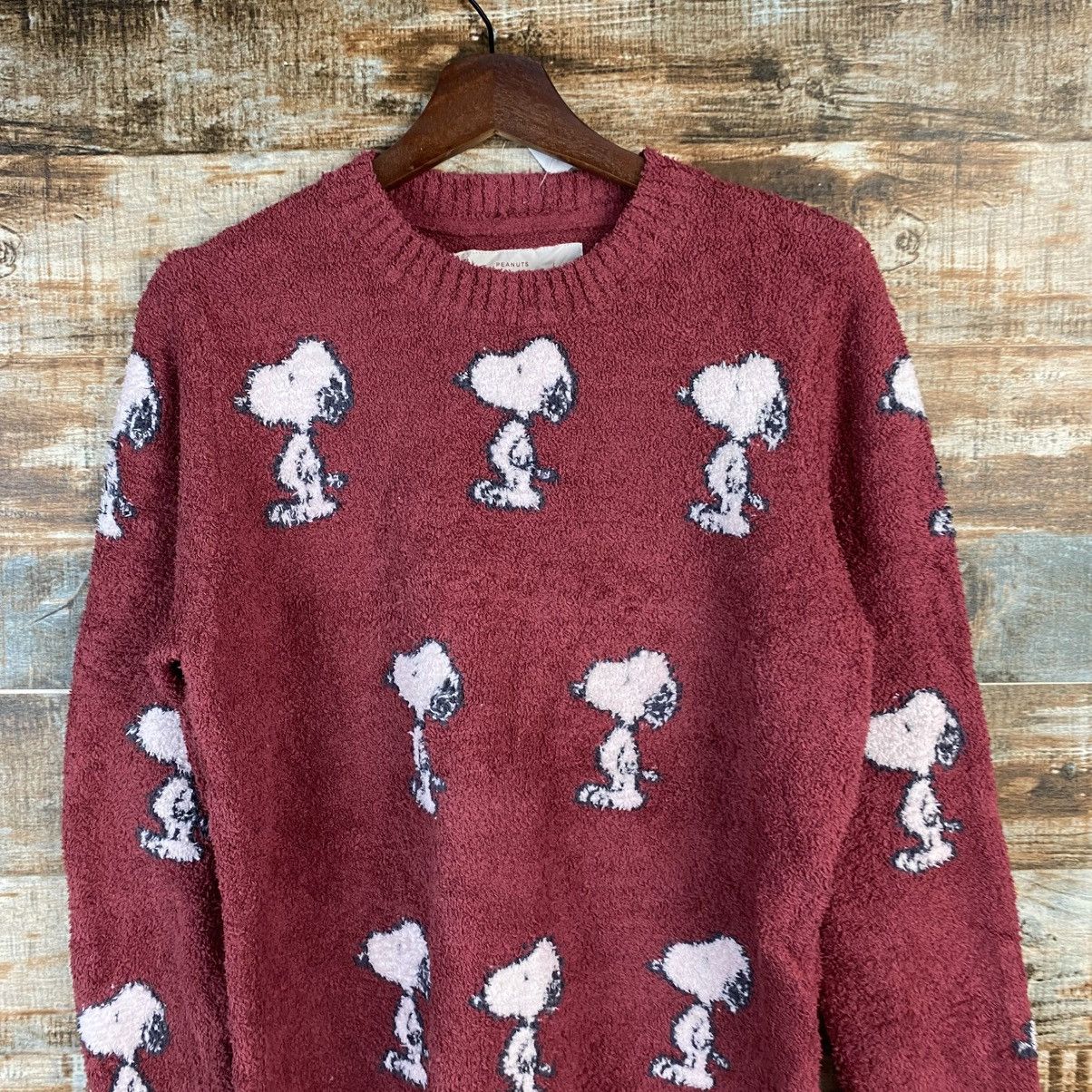 Peanuts DL Peanuts Pique Red Knitwear sweatshirt #C1059 Size M / US 6-8 / IT 42-44 - 5 Thumbnail
