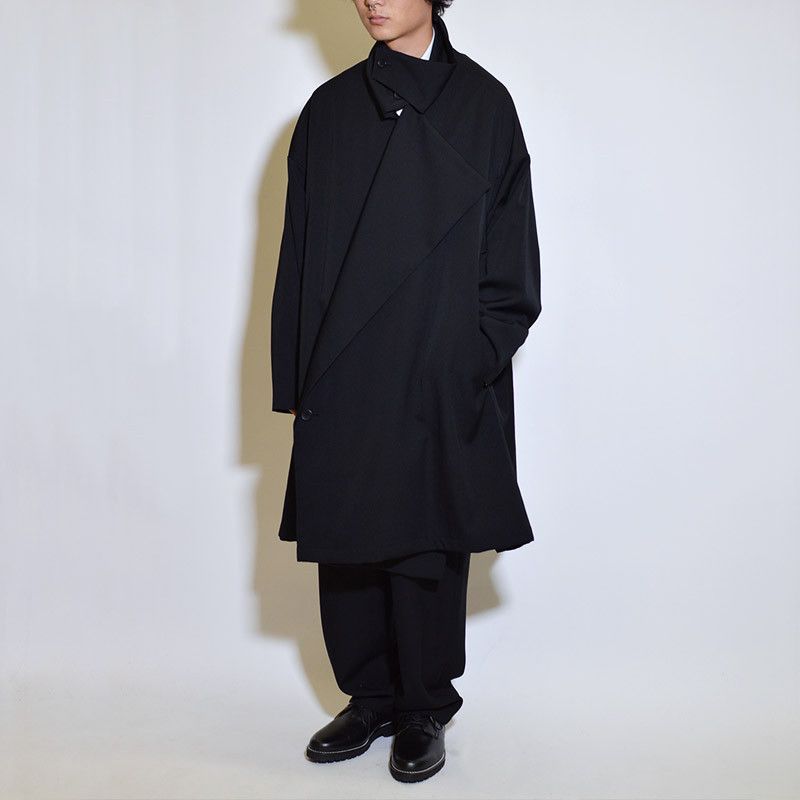 Yohji Yamamoto Yohji Yamamoto Pour Homme - WOOL GABARDINE SMOOTH COAT Size US M / EU 48-50 / 2 - 13 Thumbnail