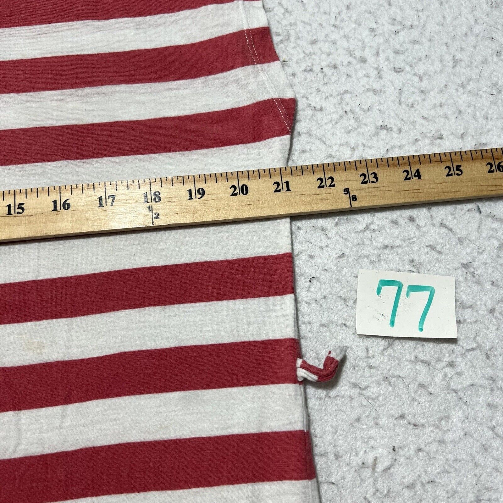 Ralph Lauren Ralph Lauren Medium V-Neck T-Shirt Mini Dress Pink Stripe Size M / US 6-8 / IT 42-44 - 8 Thumbnail