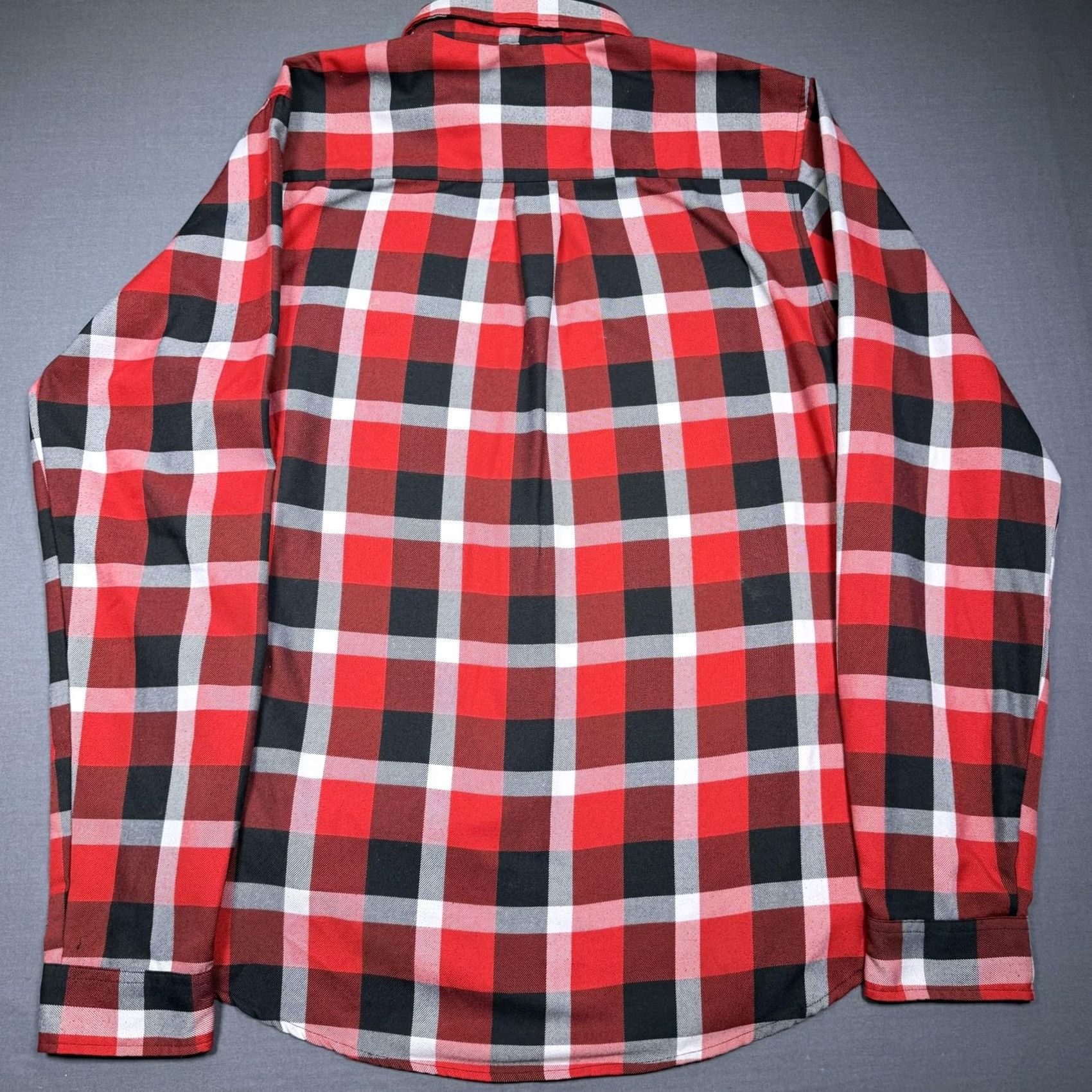 Vintage Dixxon Shirt Mens Large Tall Plaid Long Sleeve Button Up Flannel Clay Smith Cams Red Herritage Mr. Horsepower Moder Size US L / EU 52-54 / 3 - 6 Thumbnail