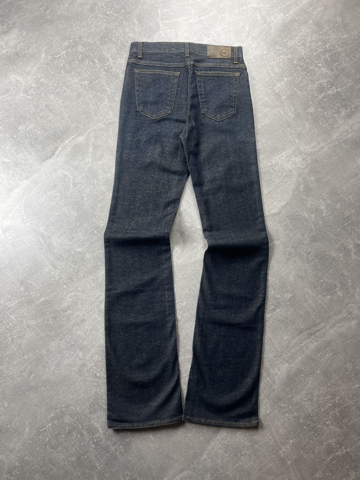 Just Cavalli Just Cavalli Flared Boot Cut Dark Blue Gradient Denim Jeans Size 27" / US 4 / IT 40 - 2 Thumbnail