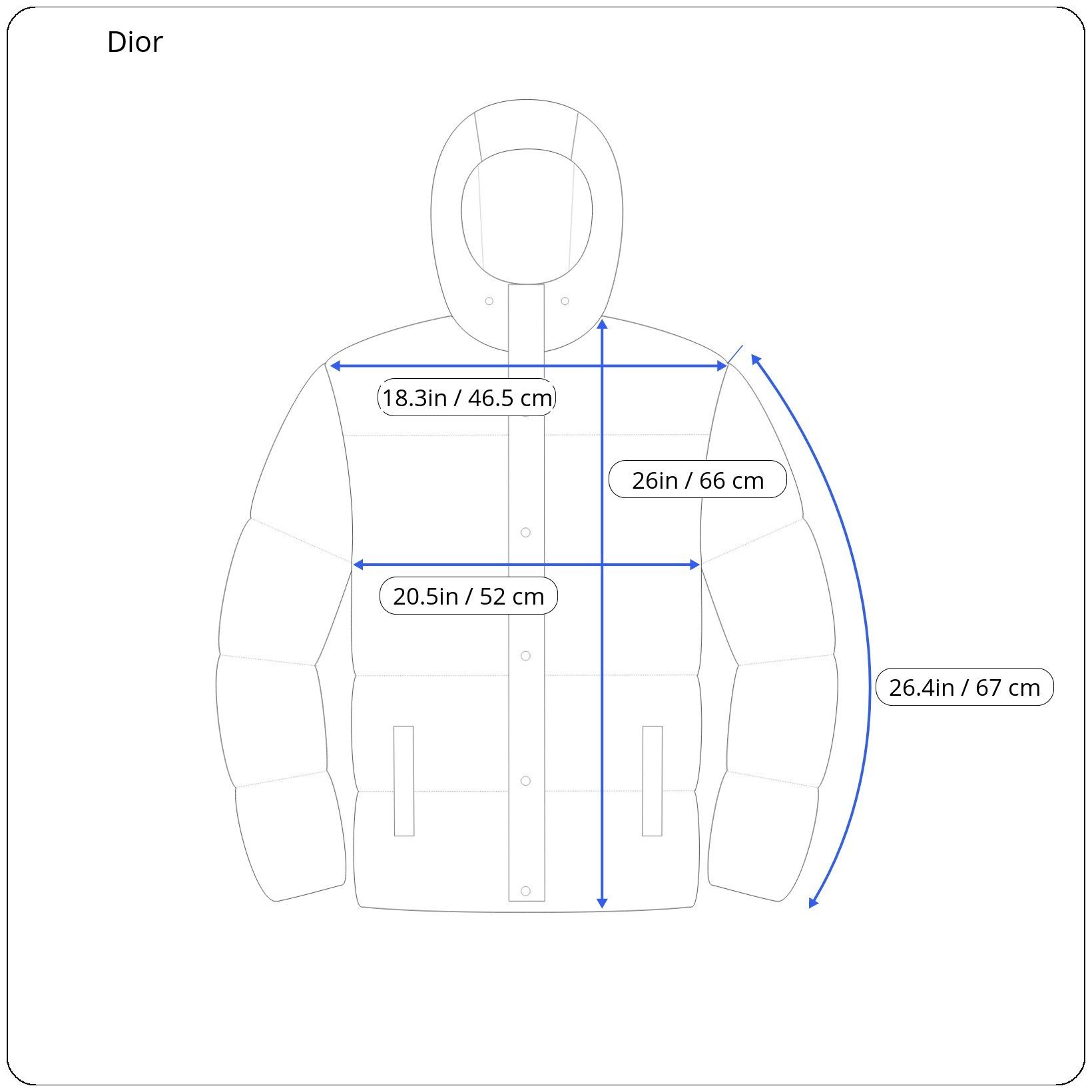 Dior ⚡️QUICK SALE⚡️Dior KVA Gray Hooded Puffer Jacket Size US M / EU 48-50 / 2 - 10 Thumbnail