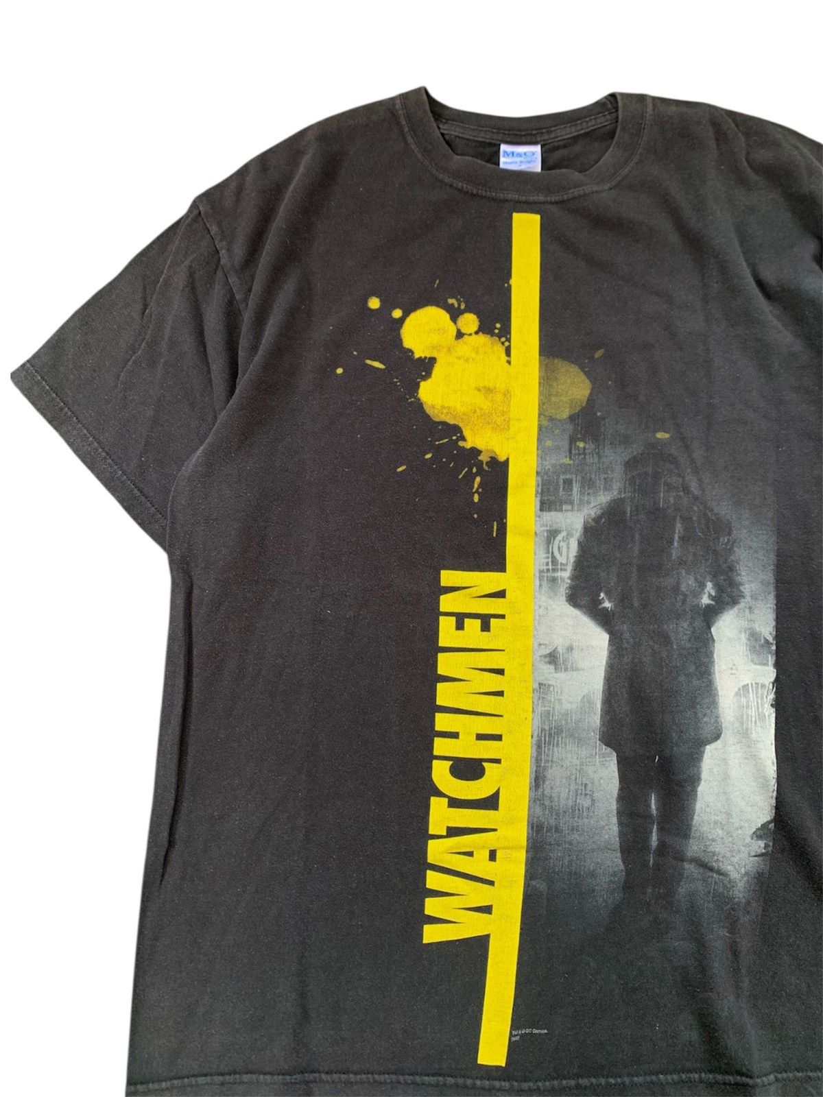 DC Comics 2000s Vintage Watchmen Rorschach DC Comics Movie Promo Tee Size US L / EU 52-54 / 3 - 2 Thumbnail