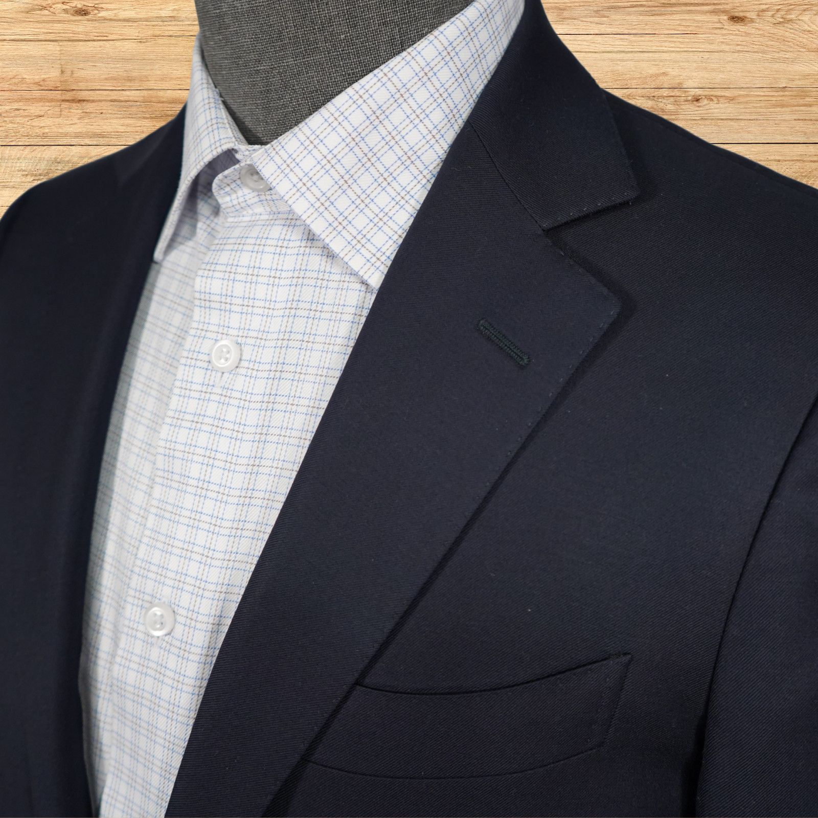 Suitsupply Suitsupply Suit Jacket Mens 36R Navy Super 110s Wool Vitale Size 36R - 3 Thumbnail