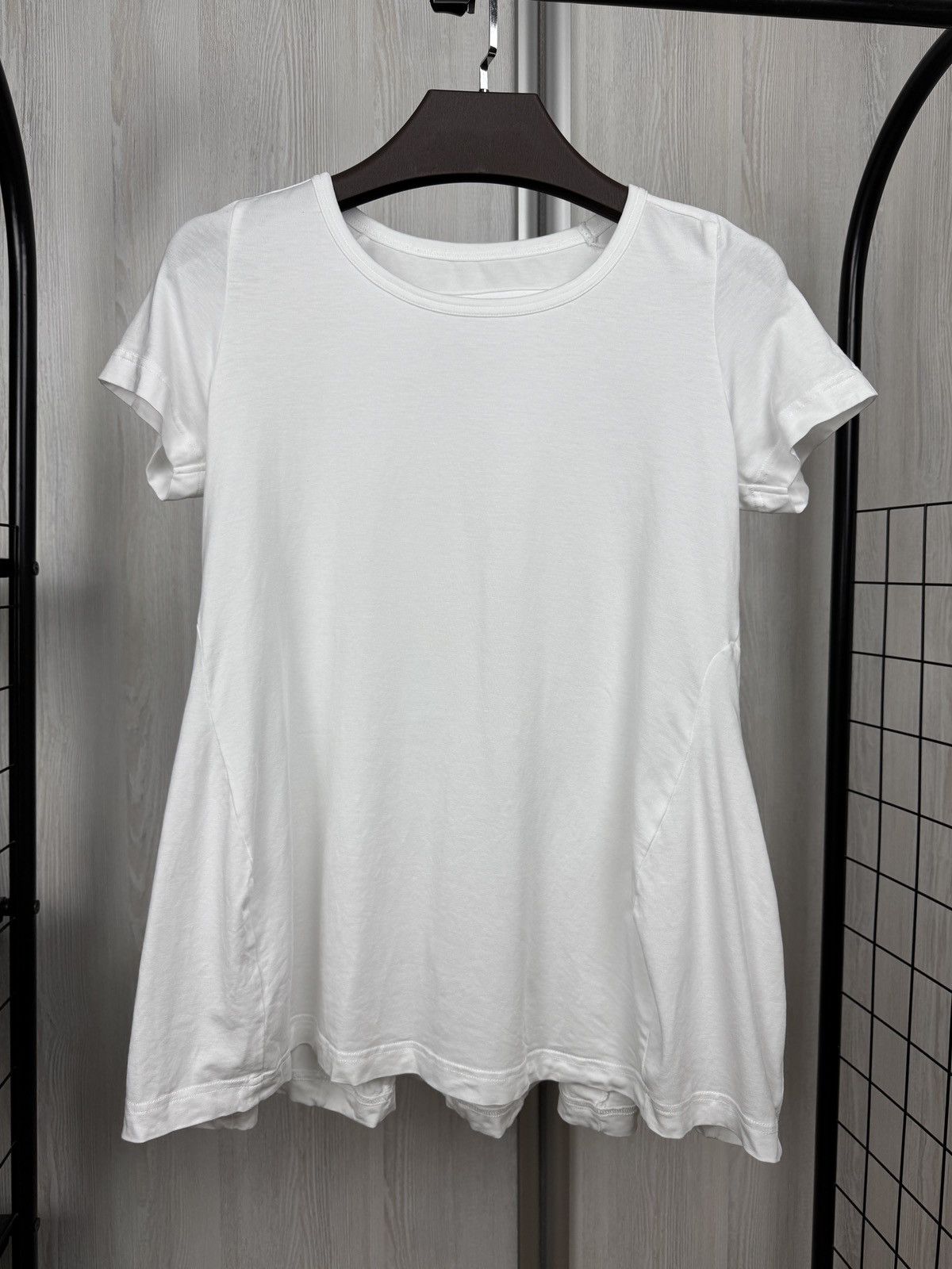 Rundholz Rundholz Black Label Blacktone white flared SS tee shirt Size S / US 4 / IT 40 - 2 Thumbnail