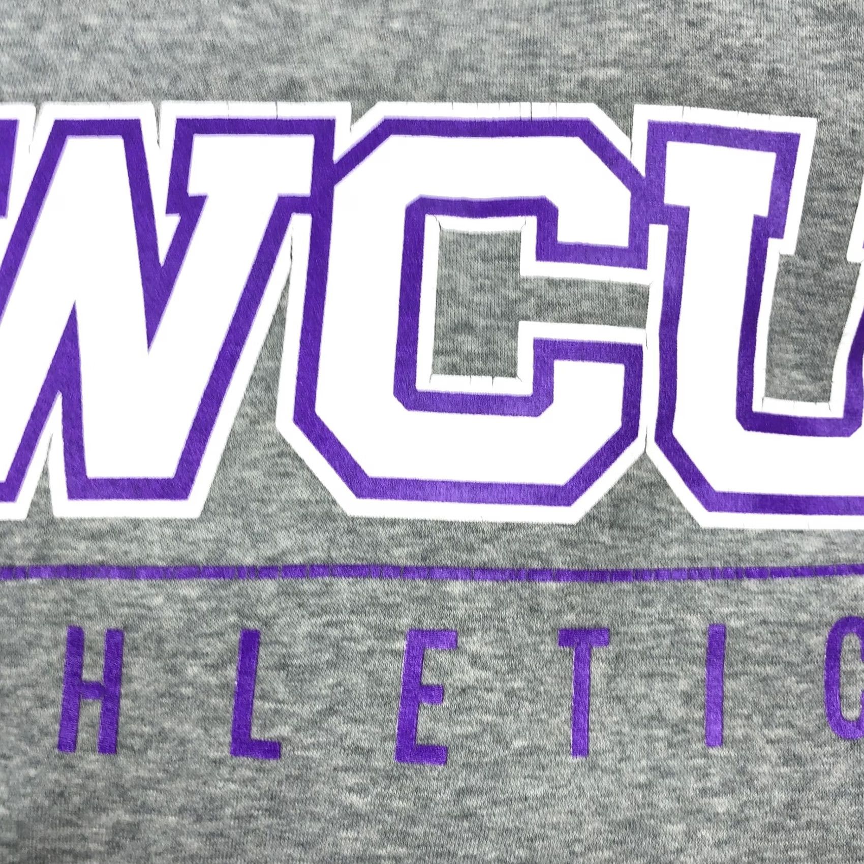 Nike Nike WCU Athletics Hoodie Men XL Gray Purple Pullover Hooded Sweatshirt Size US XL / EU 56 / 4 - 4 Thumbnail