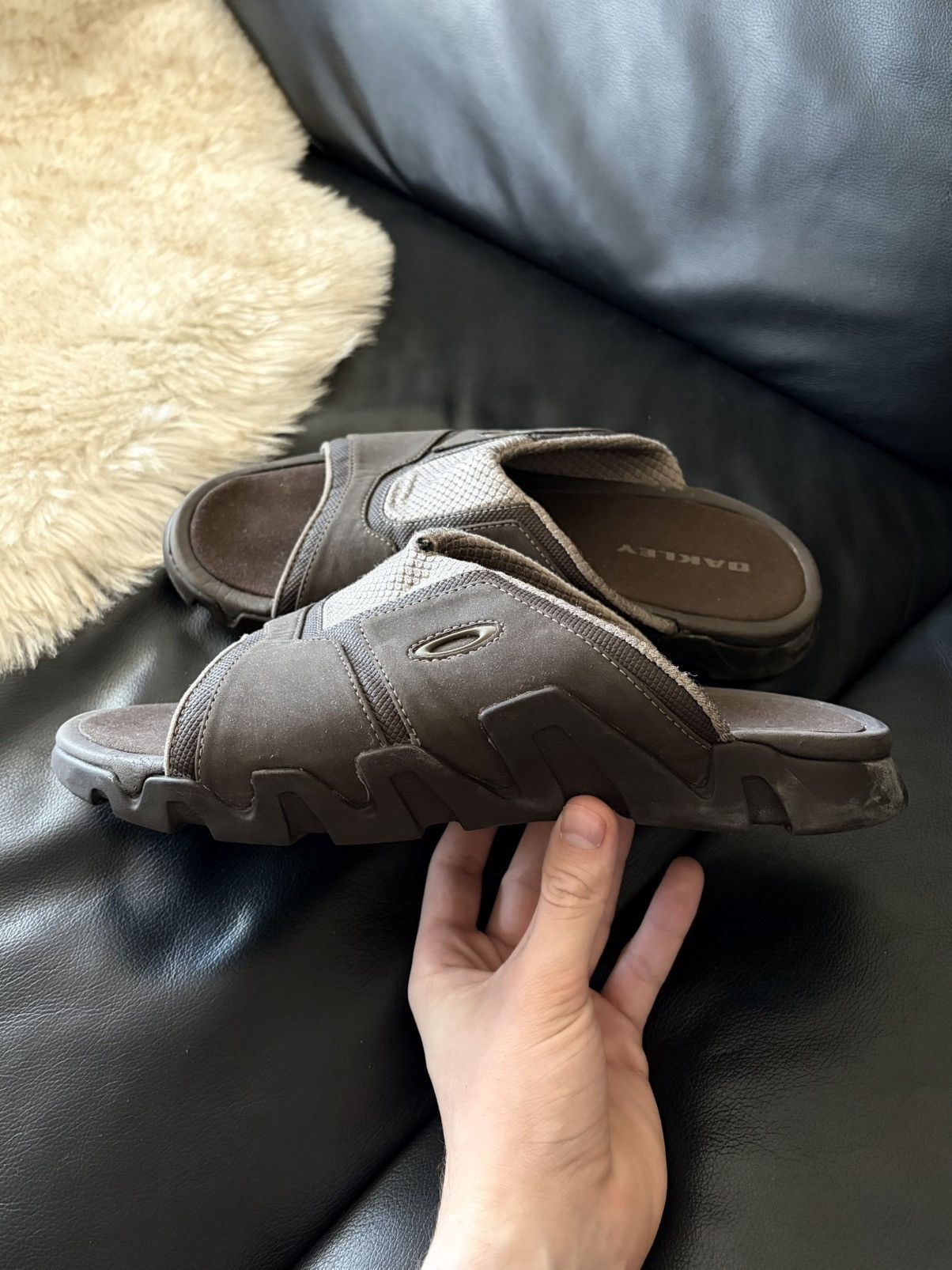 Oakley OAKLEY Slippers Boots Shoes Flip Flops Vintage C23 Size US 11 / EU 44 - 1 Thumbnail