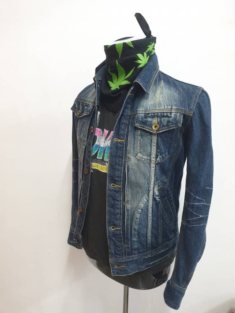 Japanese Brand Mind Blow Japan brand blue raw denim jacket Size US M / EU 48-50 / 2 - 9 Thumbnail