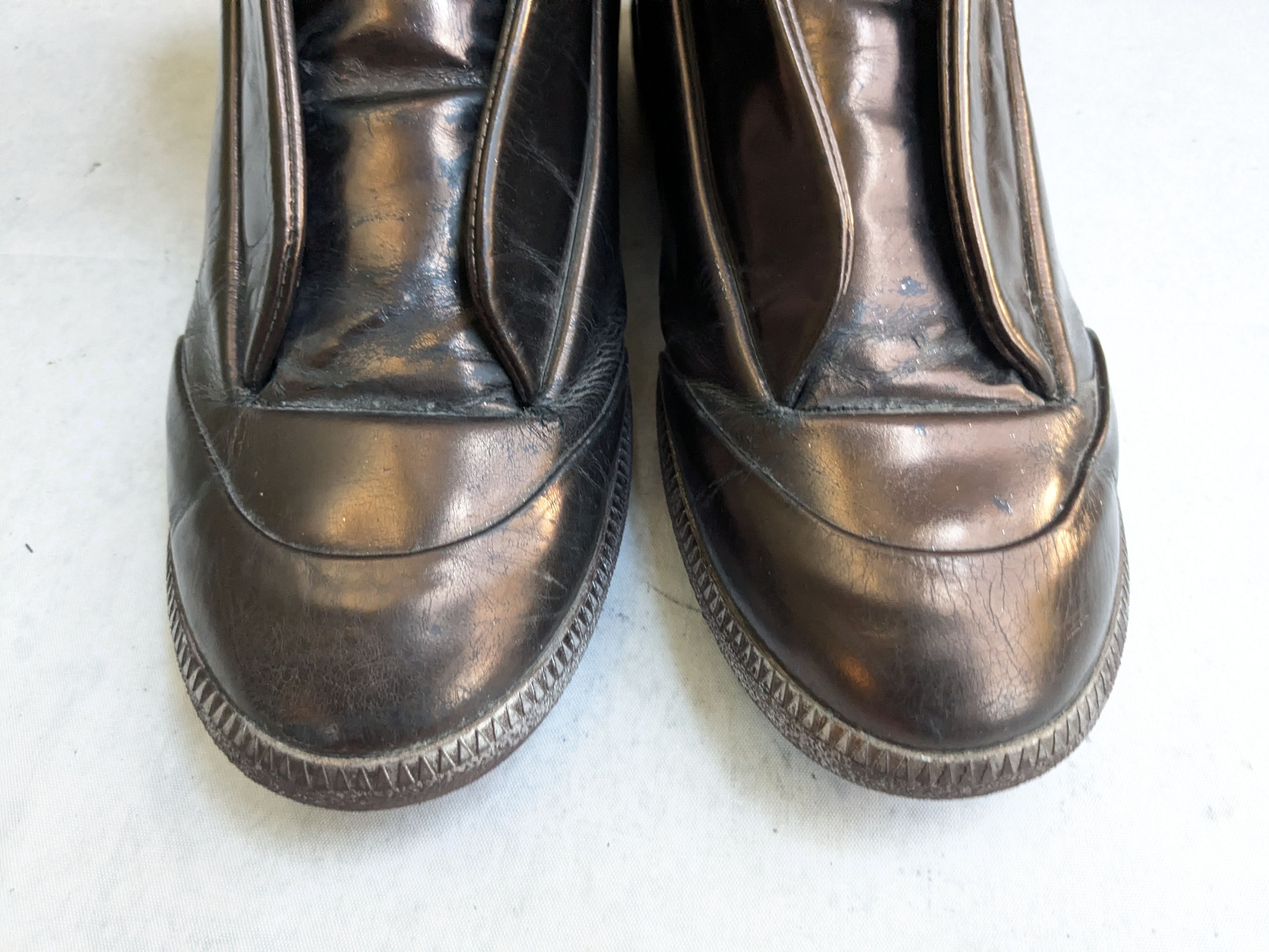 Maison Margiela Maison Margiela Future Brown High Tops 11 44 Leather Size US 11 / EU 44 - 3 Thumbnail