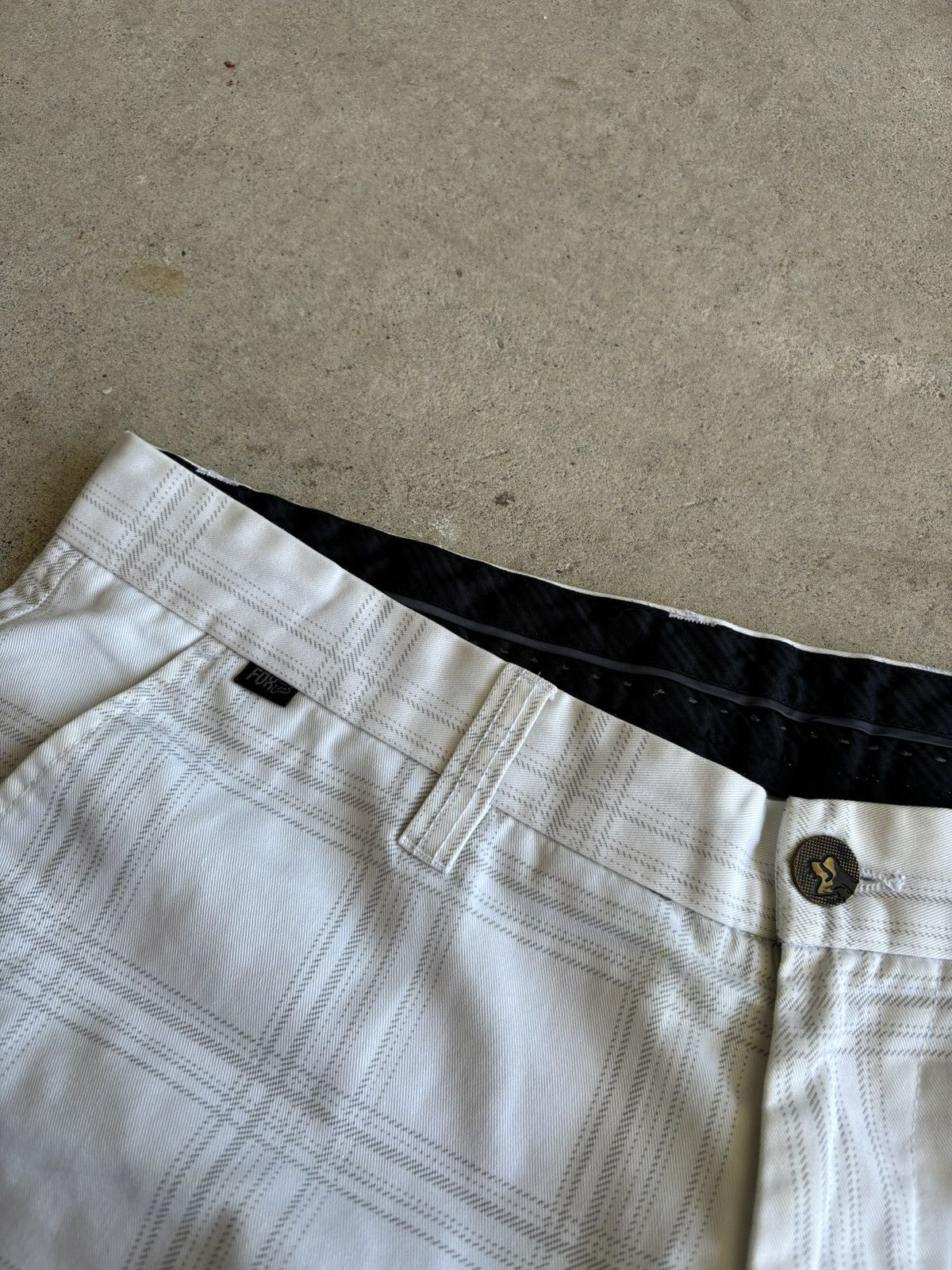 Fox Racing Vintage 90s Fox Racing Plaid Golf Casual Shorts Size US 36 / EU 52 - 4 Thumbnail
