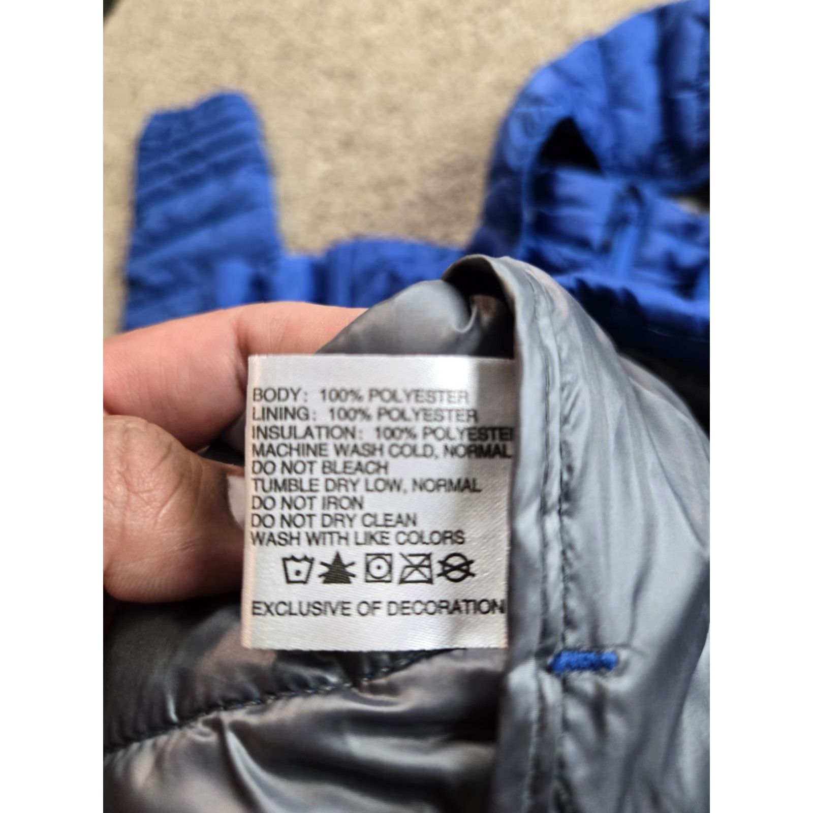 Vintage Clique Puffer Jacket Womens Small Blue Full Zip Pockets Hooded Jacket Size S / US 4 / IT 40 - 7 Thumbnail