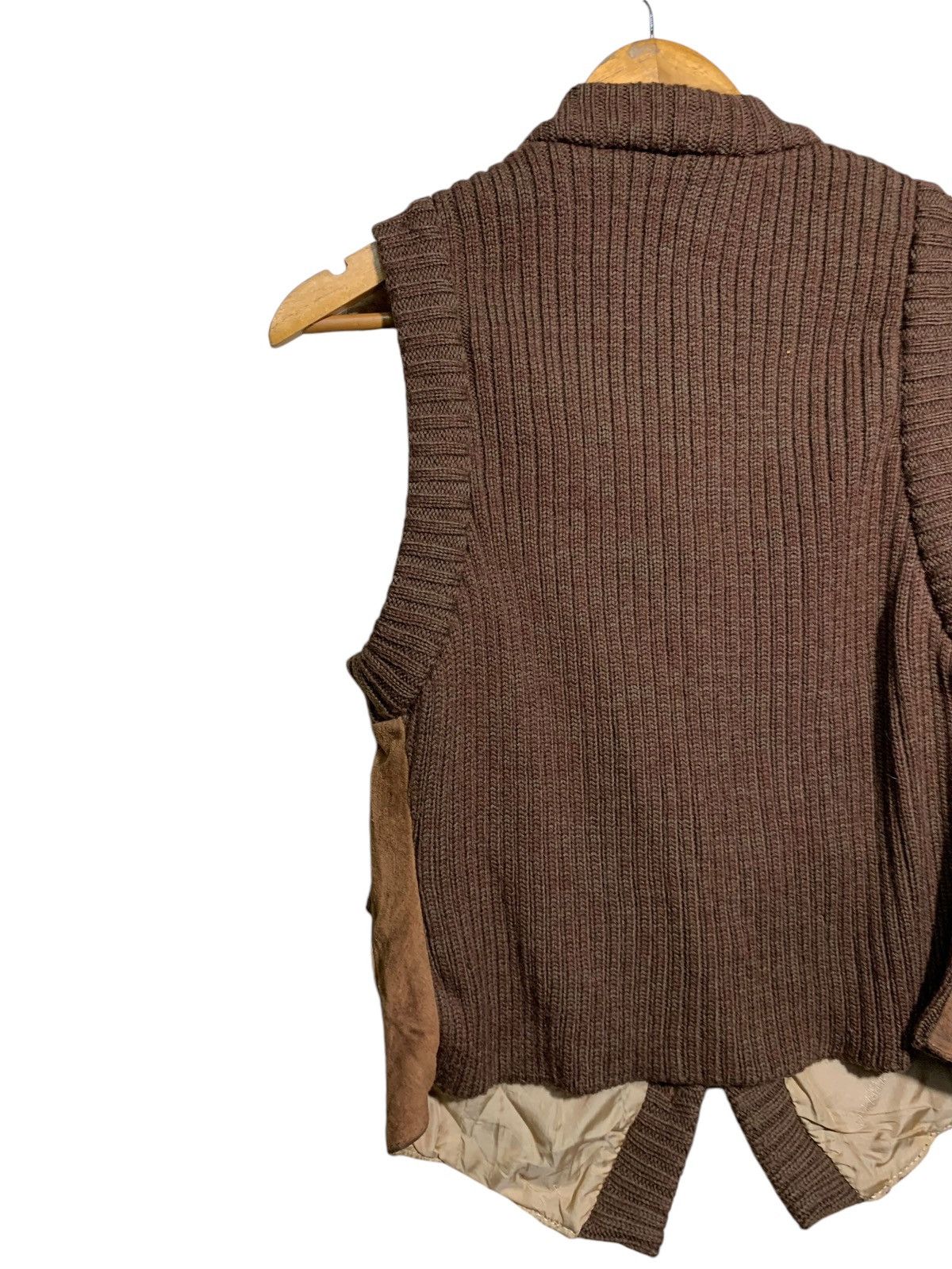 Dolce & Gabbana 🔥D&G LEATHER VEST BROWN Size US M / EU 48-50 / 2 - 5 Thumbnail