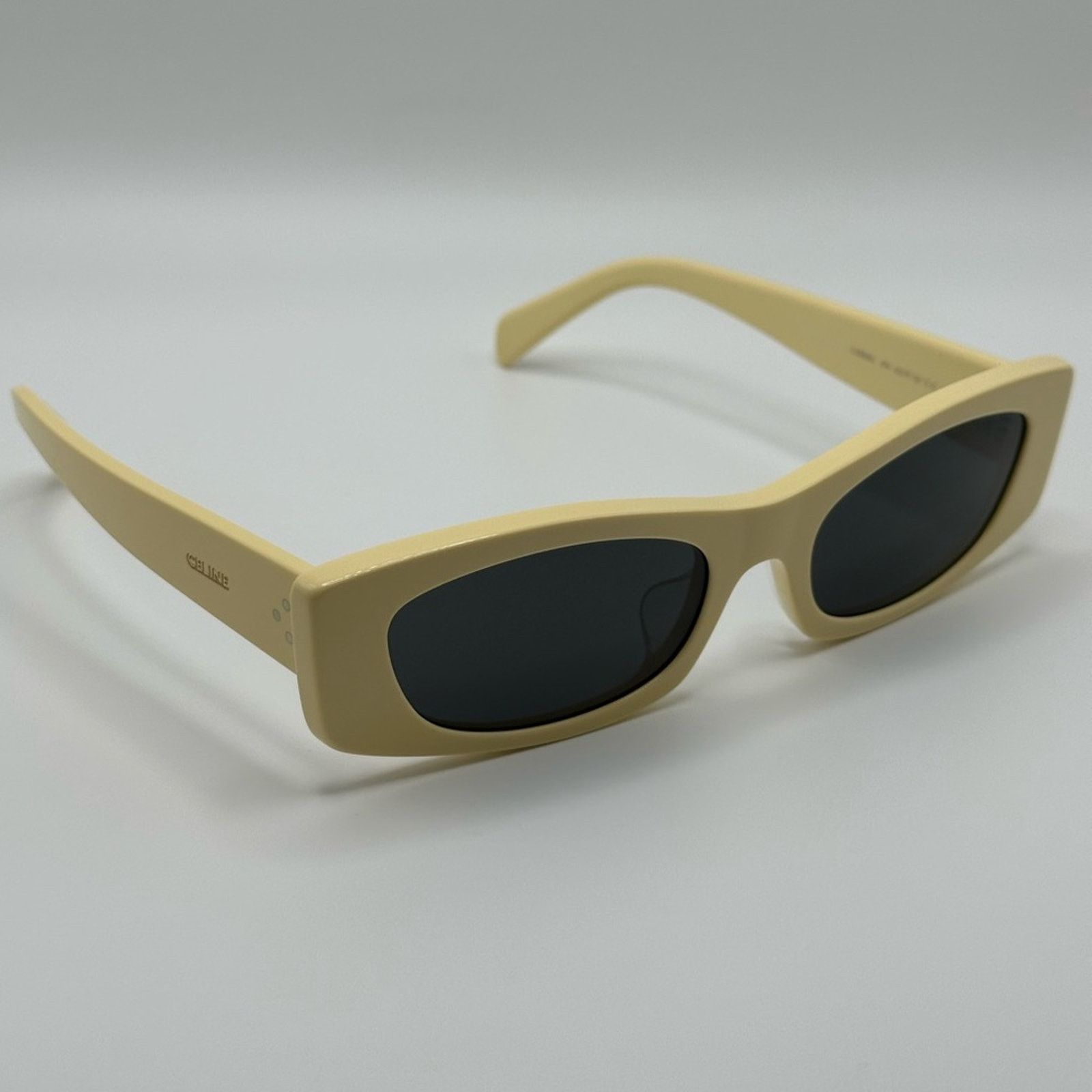 Celine CELINE Sunglasses CL40245U 5539A Shiny Butter Beige Grey Size ONE SIZE - 6 Thumbnail