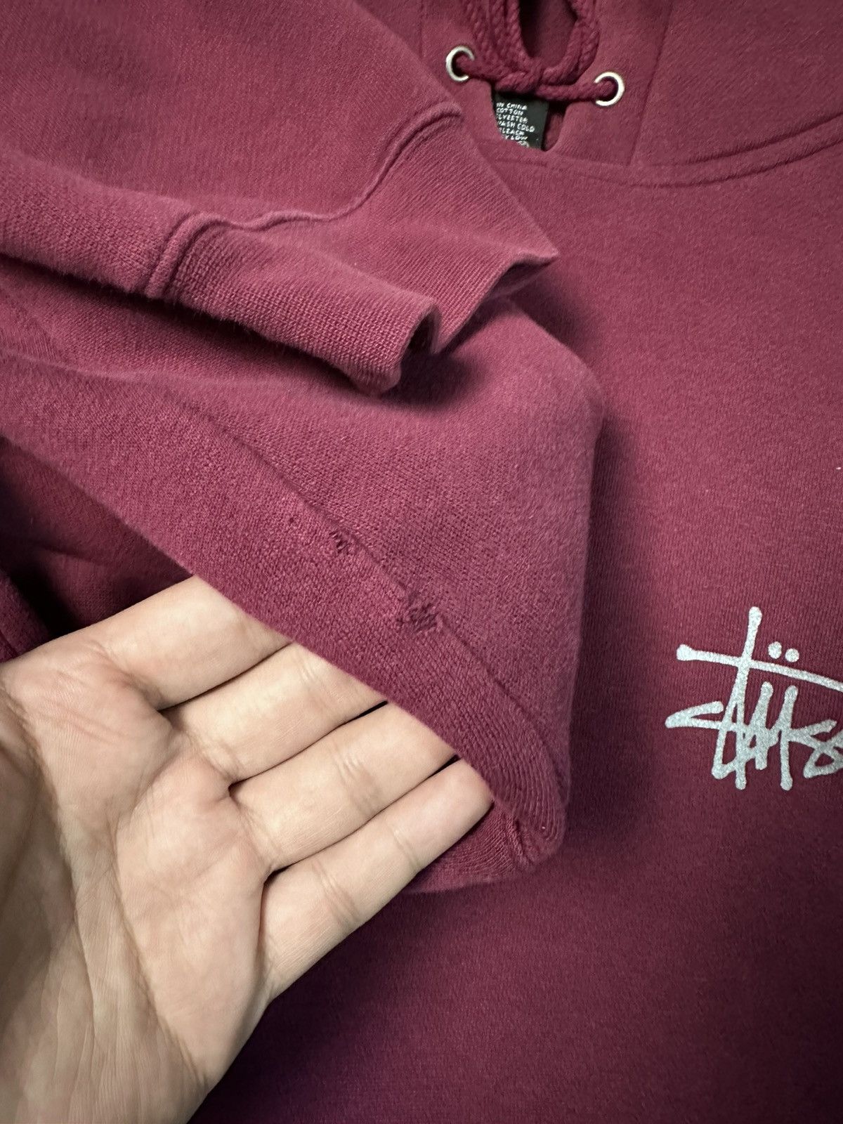 Stussy × Vintage Vintage Stussy Hoodie Size US XL / EU 56 / 4 - 8 Thumbnail