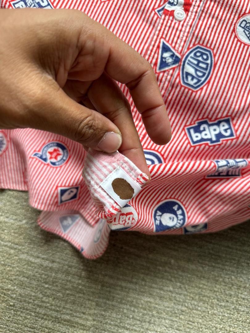 Bape BATHING APE FULL PRINT SHIRT Size US M / EU 48-50 / 2 - 5 Thumbnail