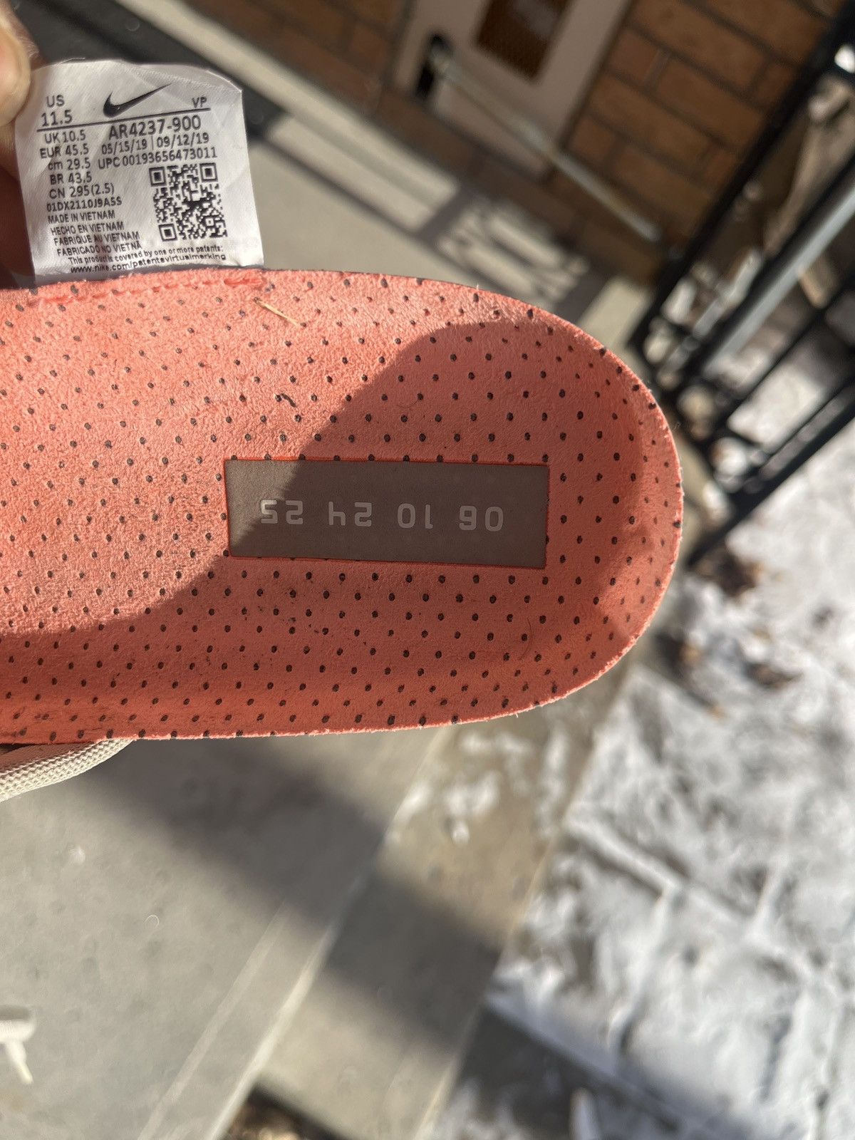Fear of God × Nike Nike Air Fear of God 1 Size US 11.5 / EU 44-45 - 8 Thumbnail
