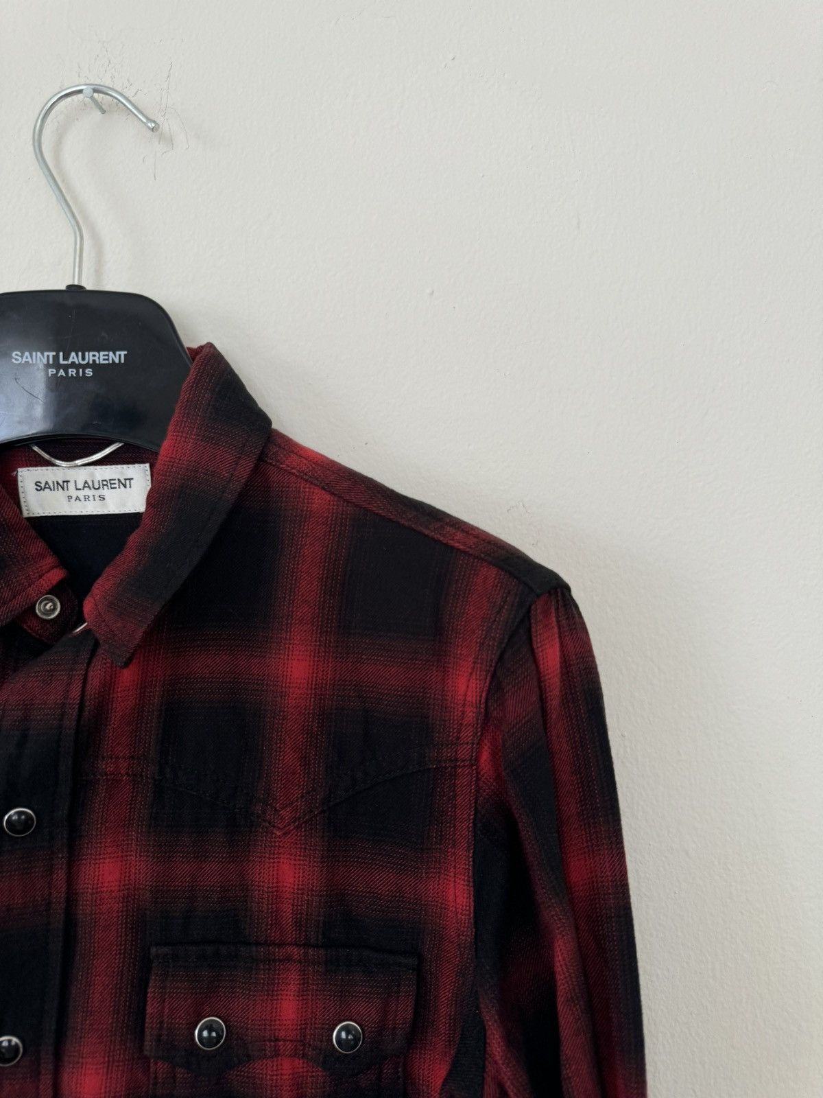 Hedi Slimane × Saint Laurent Paris Saint Laurent Western Shirt Size US S / EU 44-46 / 1 - 7 Thumbnail