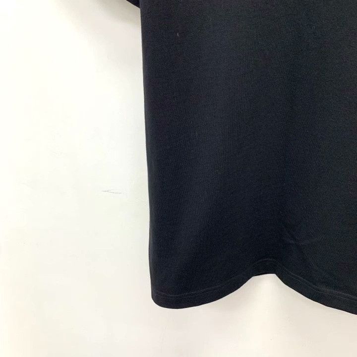 Balenciaga Balenciaga 2024 Black Logo Embroidered Cotton T-Shirt Size US M / EU 48-50 / 2 - 4 Thumbnail