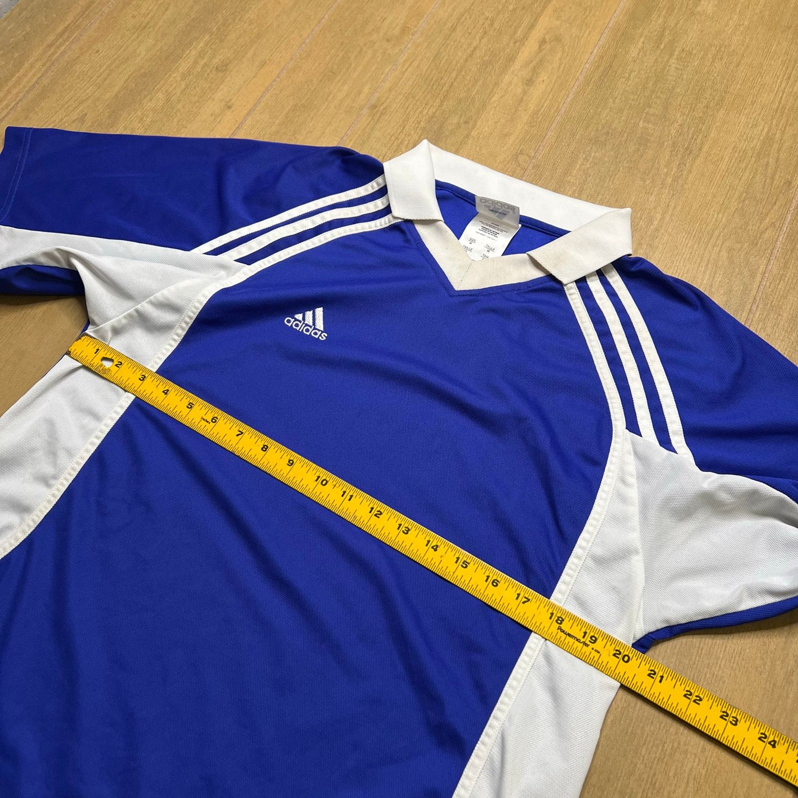 Adidas Adidas Vintage Jersey Football Soccer Shirt 90s 00s Blue M Size US M / EU 48-50 / 2 - 5 Thumbnail