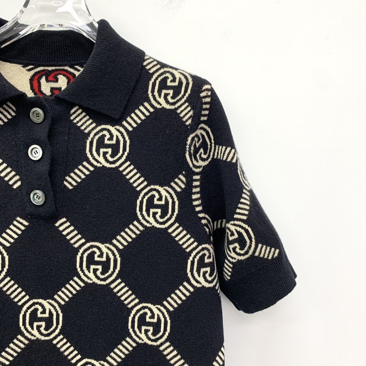 Gucci Gucci colorblocked logo wool reversible knit dress Size S / US 4 / IT 40 - 5 Thumbnail