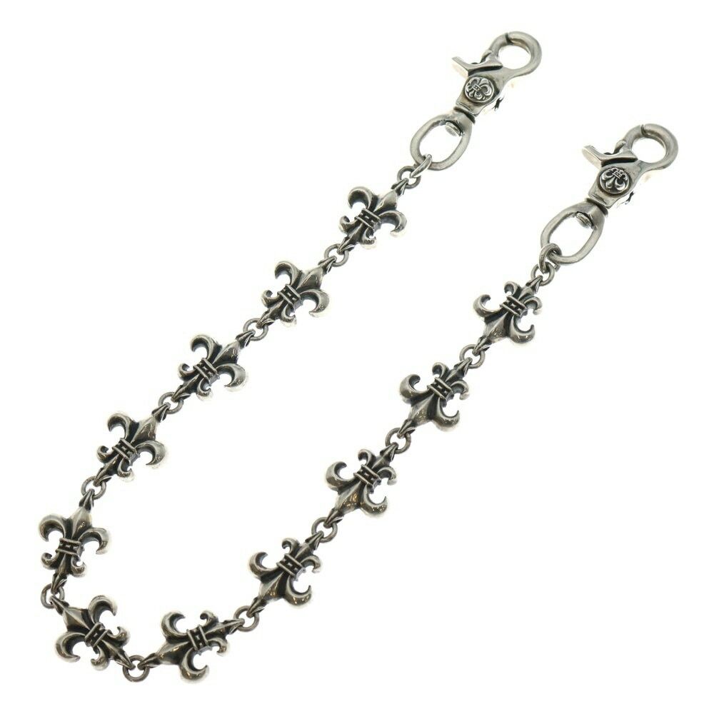 Chrome Hearts Chrome Hearts BS Fluer 2-clip BS Fleur Link Short Wallet ...
